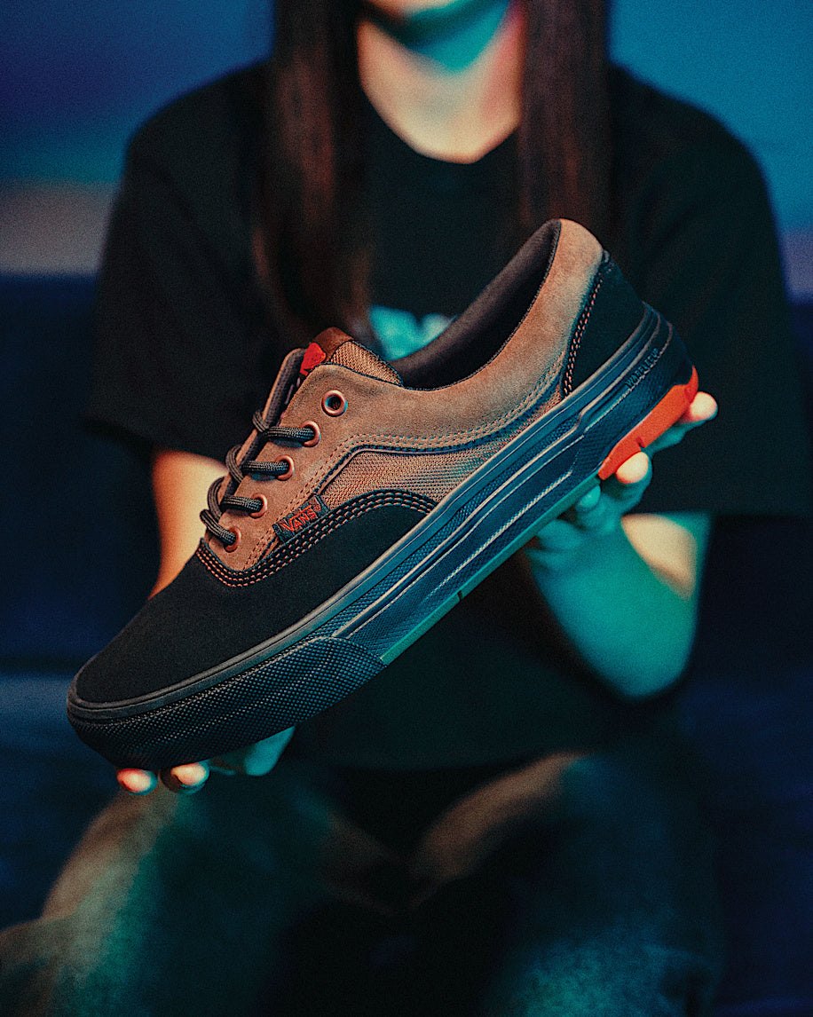 SKATE ERA WAFFLECUP BLACK / BROWN