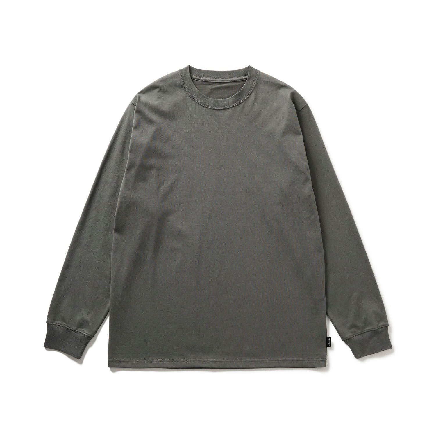 SNOW PEAK TYPOGRAPHY L/S T-SHIRT GREY