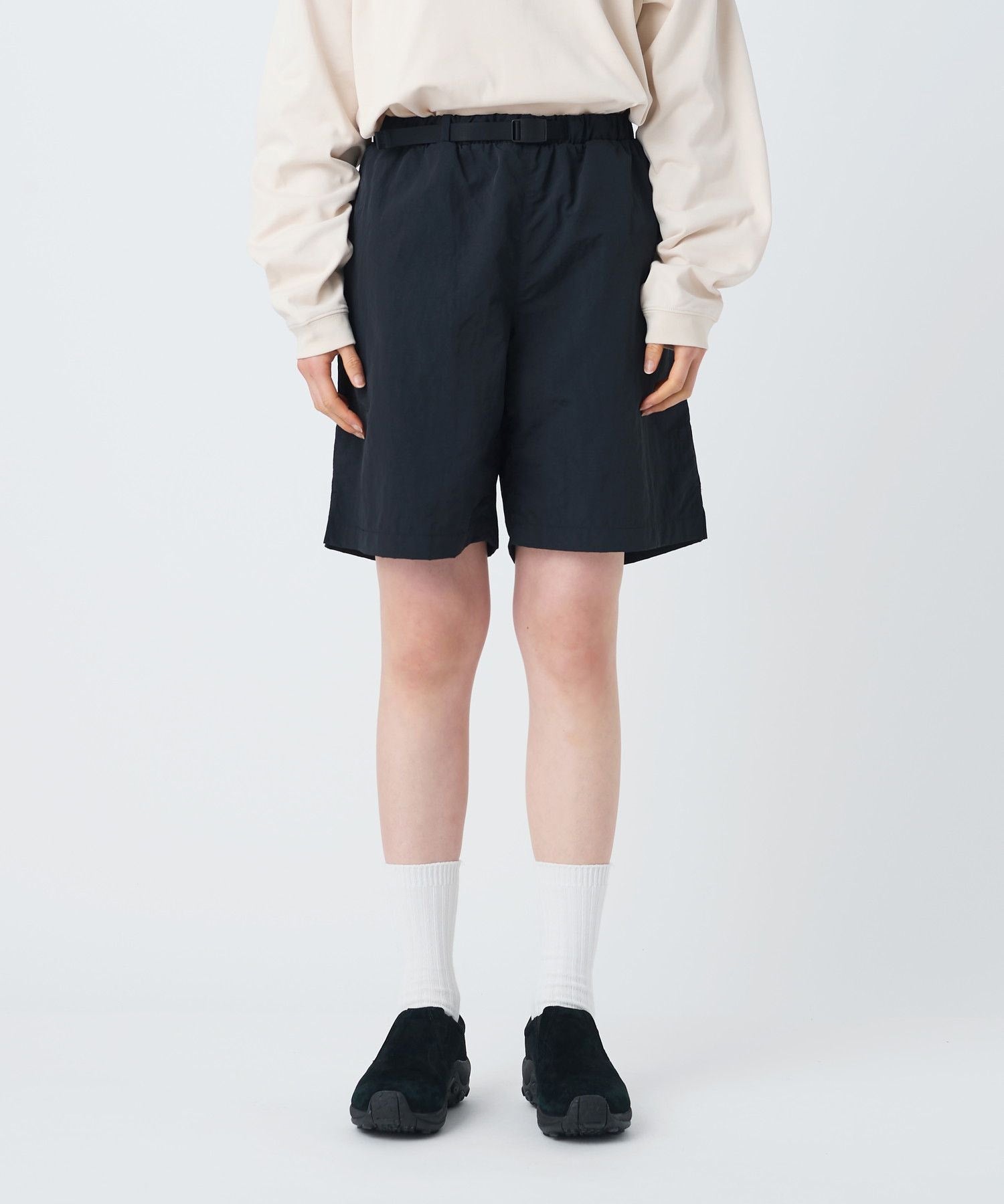 NYLON WASHER SHORTS BLACK