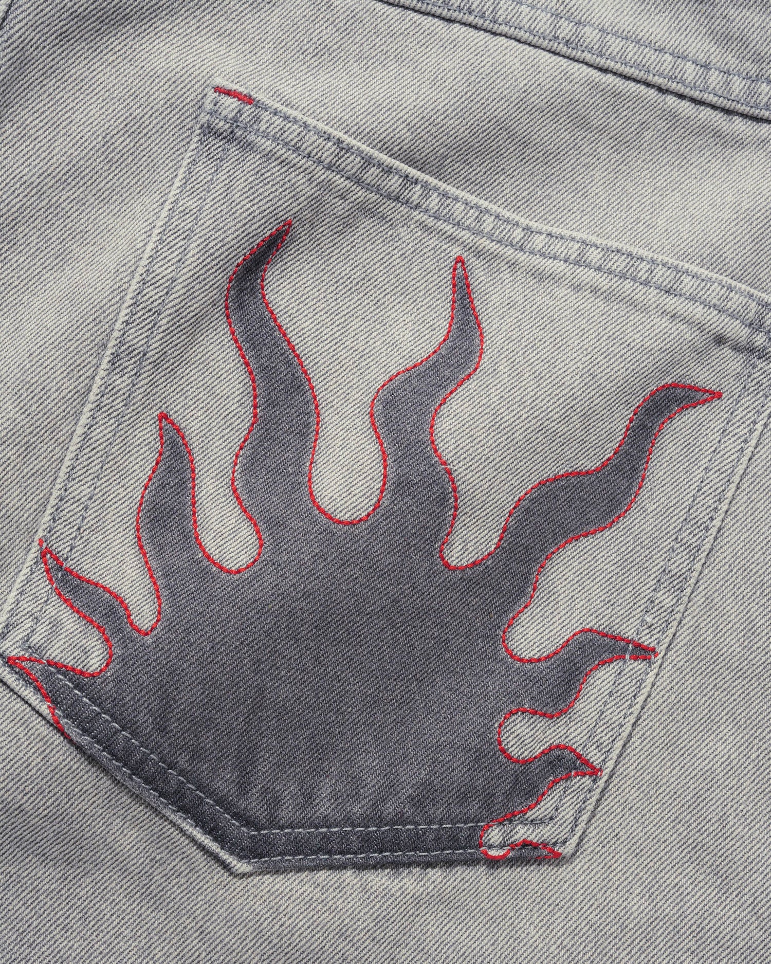 SOLAR FADE DENIM JEANS GREY WASH