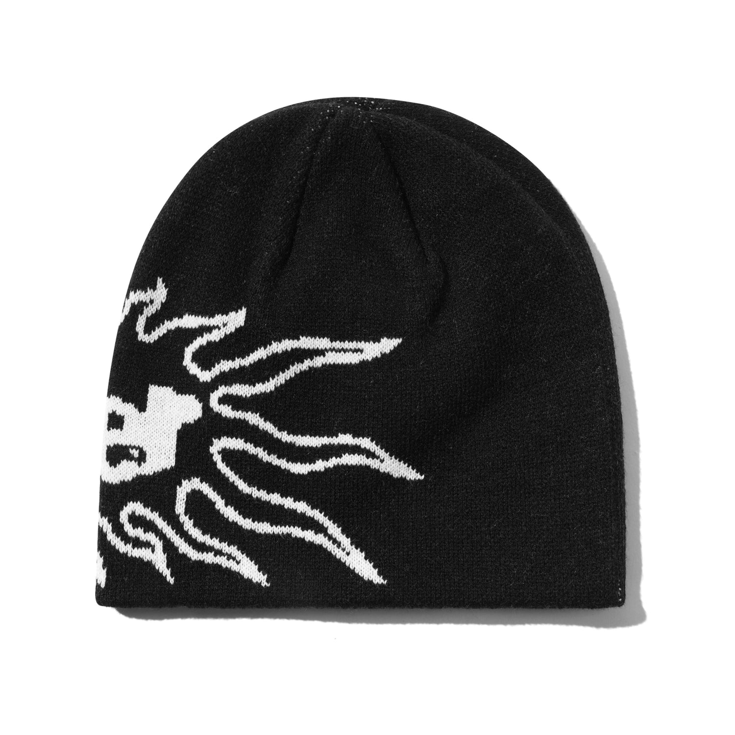 SOLAR SKULLY BEANIE BLACK