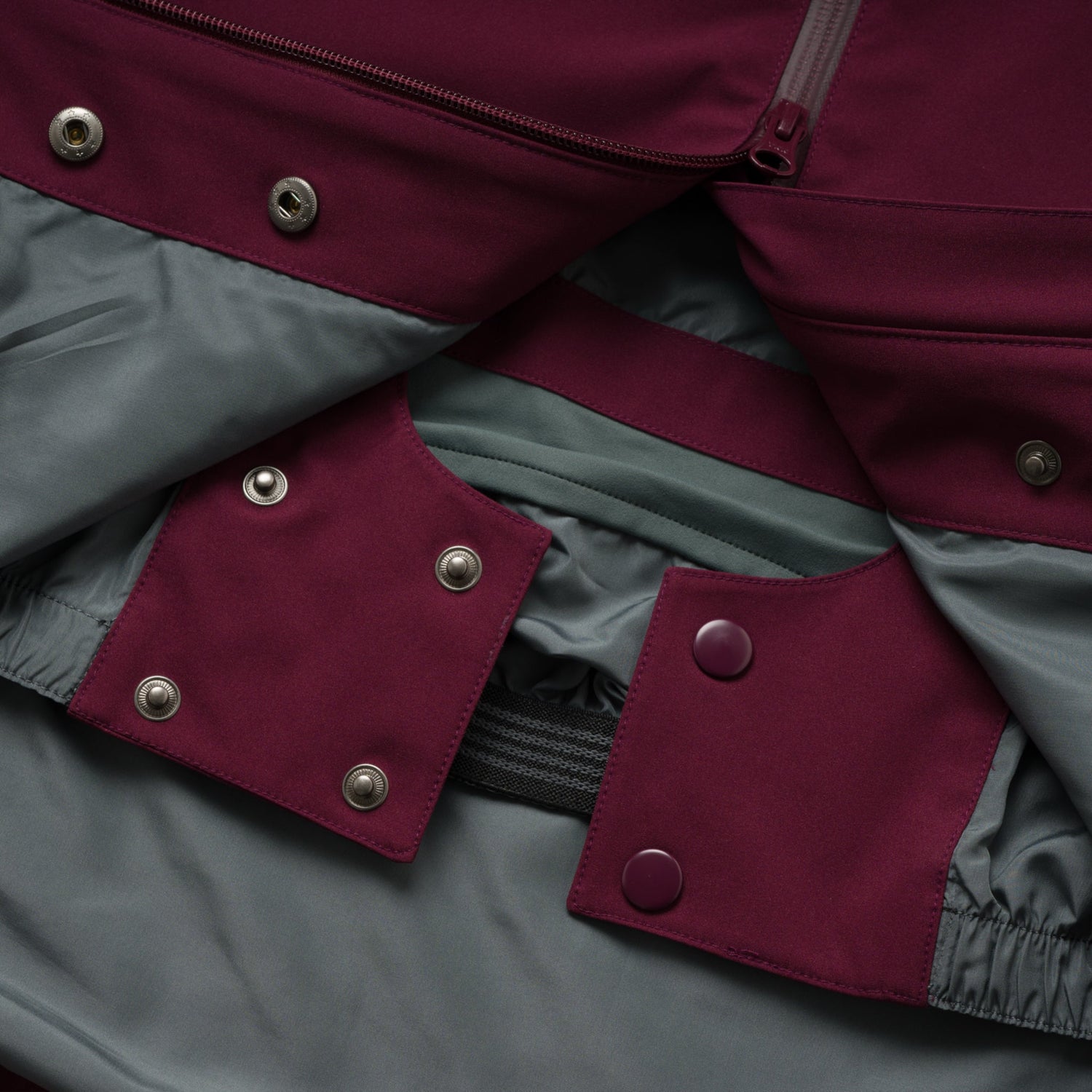 TAPED JACKET BURGUNDY