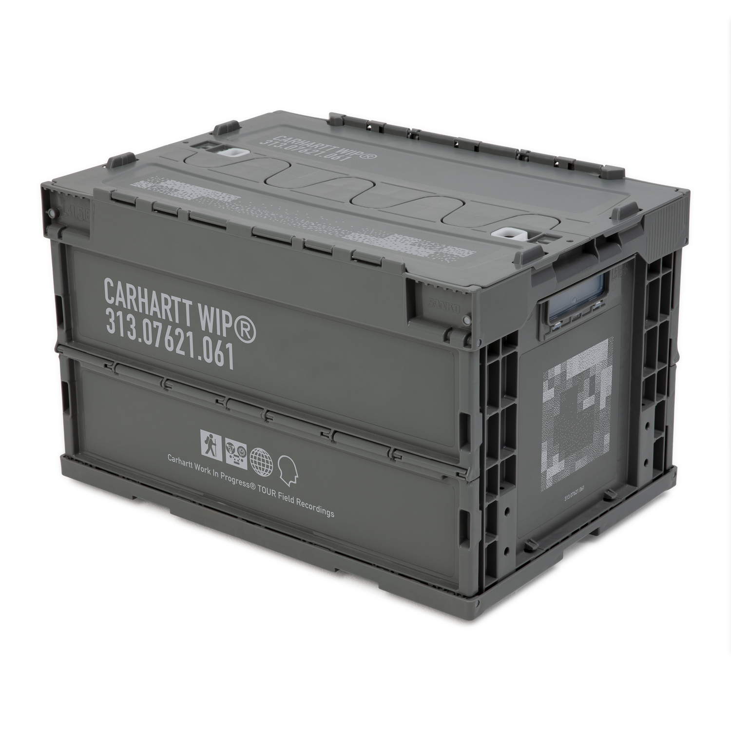 TOUR FOLDABLE CONTAINER SMOKE GREEN / REFLECTIVE