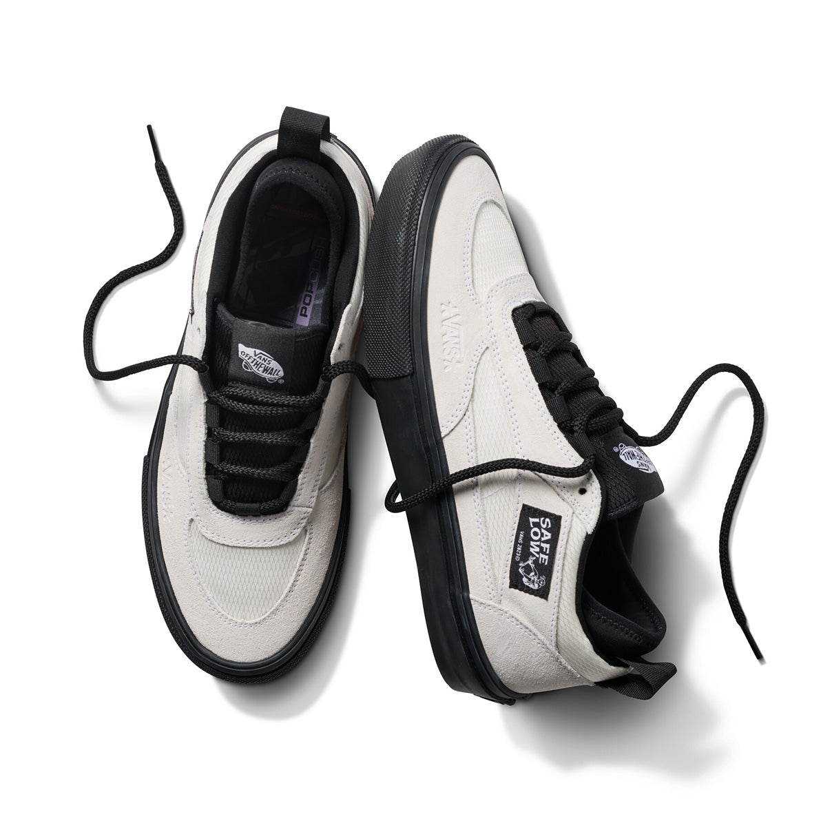 SKATE SAFE LOW BONE WHITE / BLACK