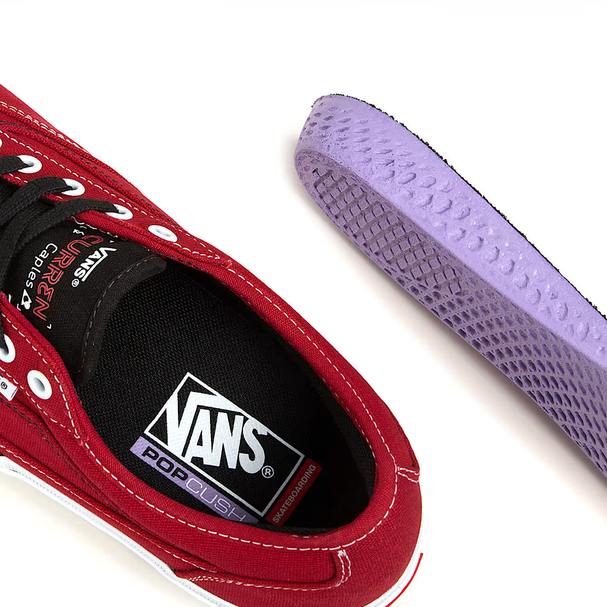 SKATE CURREN CAPLES RED / WHITE