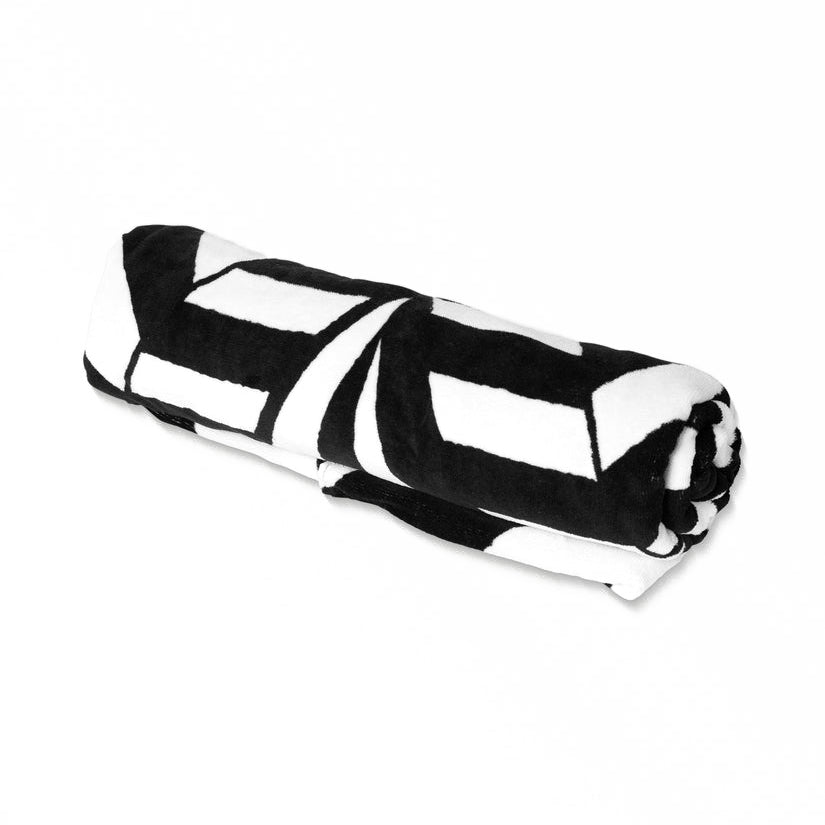 STONERAY TOWEL BLACK WHITE
