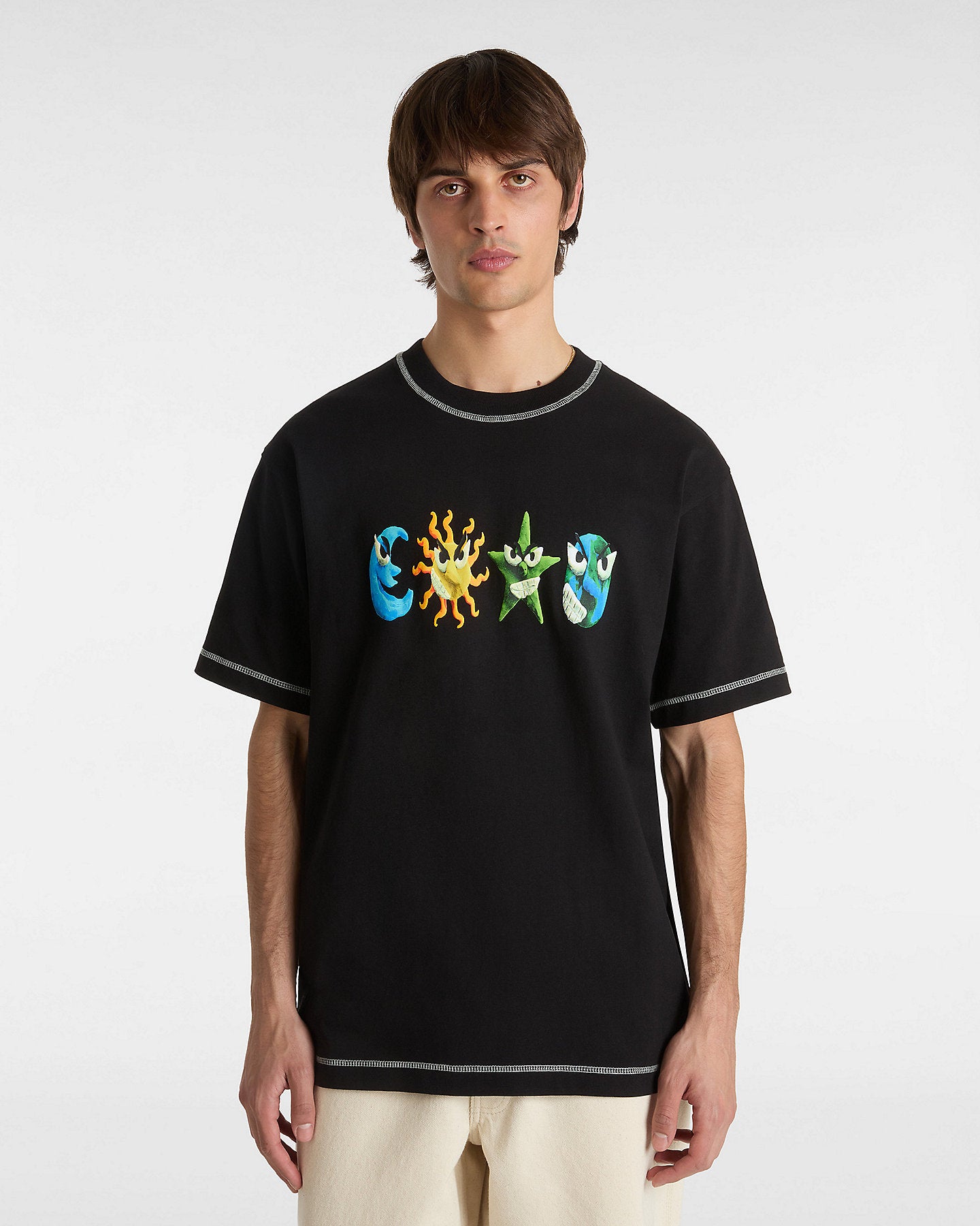 SKATE CLAY TEE BLACK