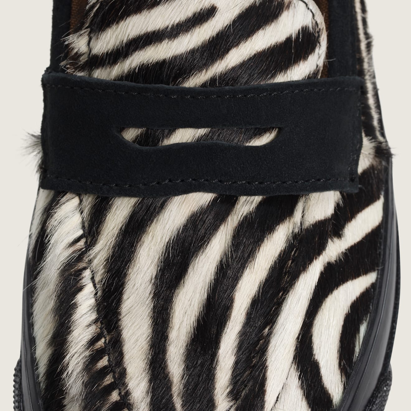 LX LOAFER 53 PONY HAIR ZEBRA