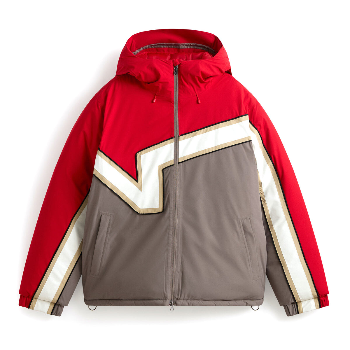90’S BIGBLOCK JACKET RACING RED