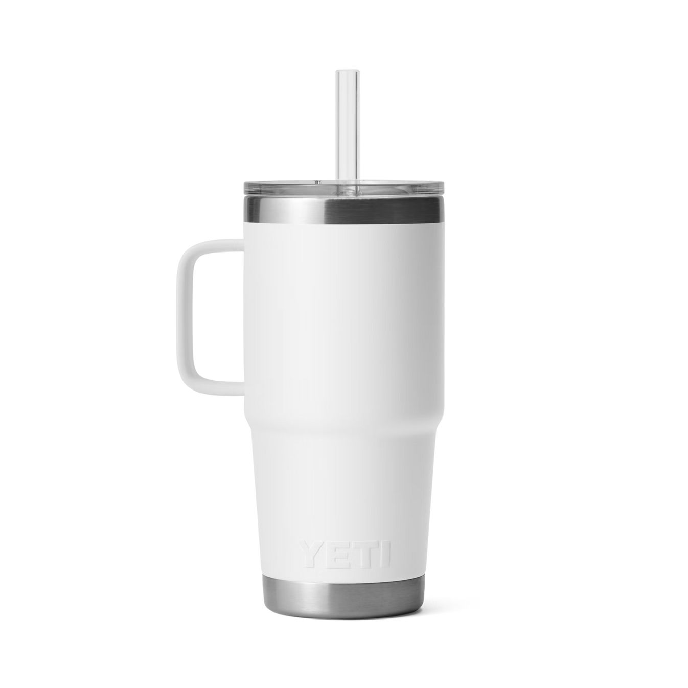 RAMBLER® 25 OZ (739 ml) STRAW MUG WHITE