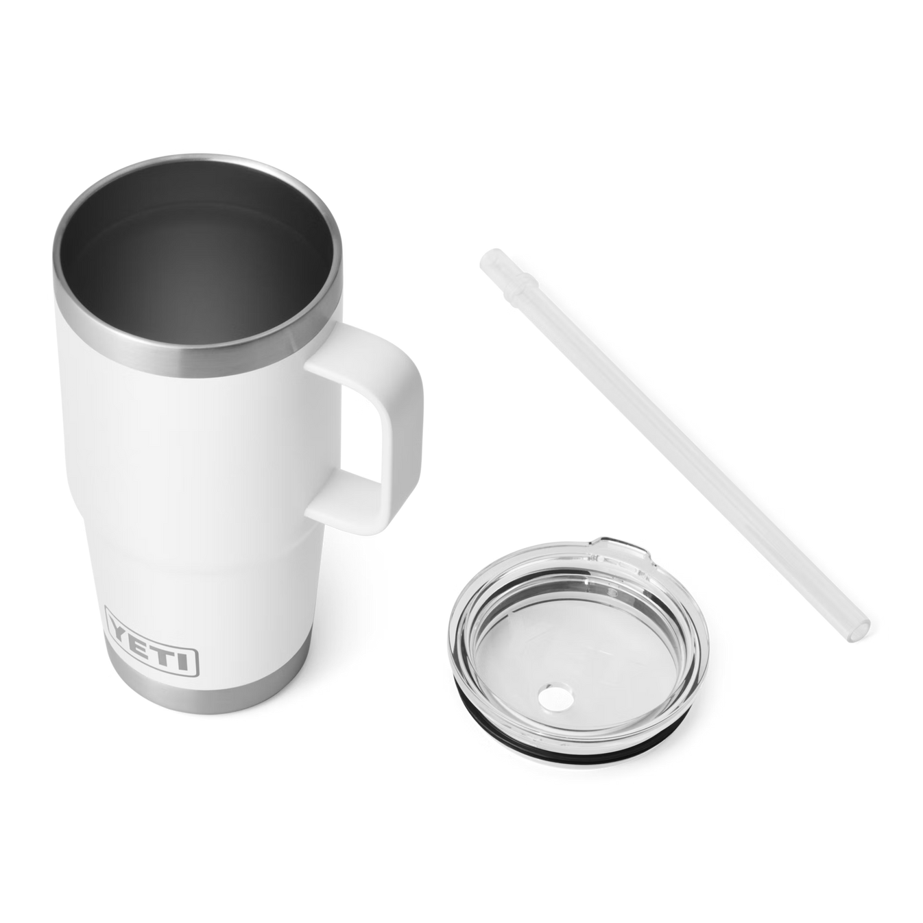 RAMBLER® 25 OZ (739 ml) STRAW MUG WHITE