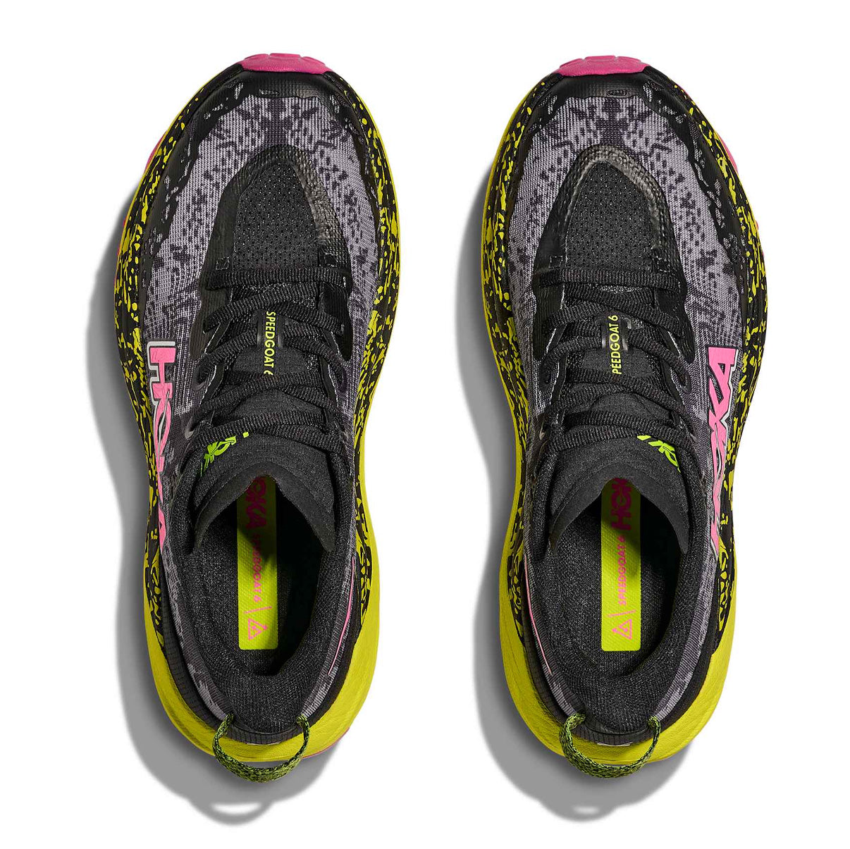 W SPEEDGOAT 6 BLACK / NEON HOKA CITRUS