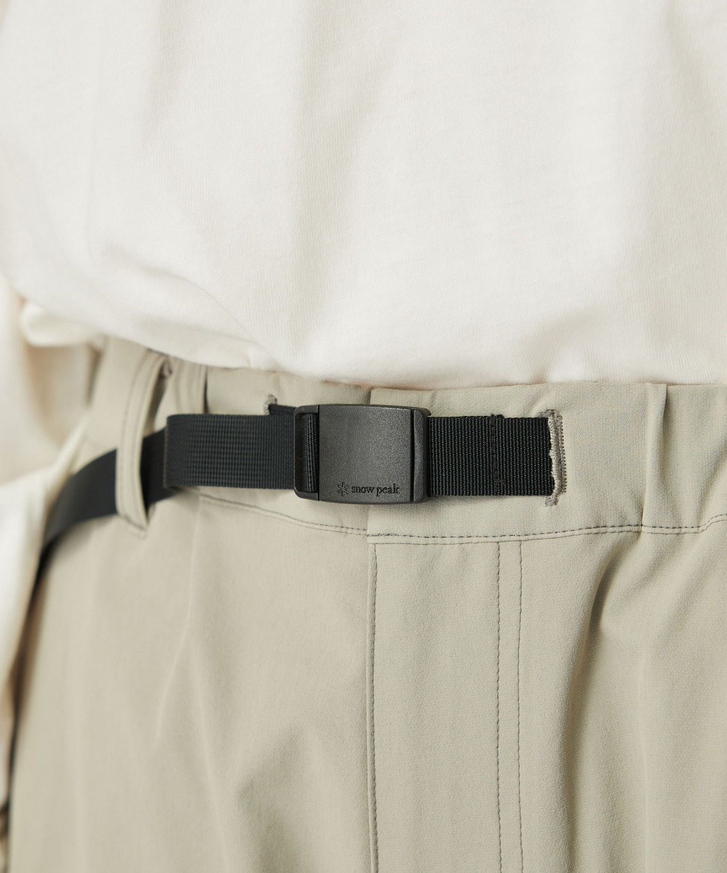 WATER-REPELLENT STRETCH TREKKING PANTS LIGHT GREY