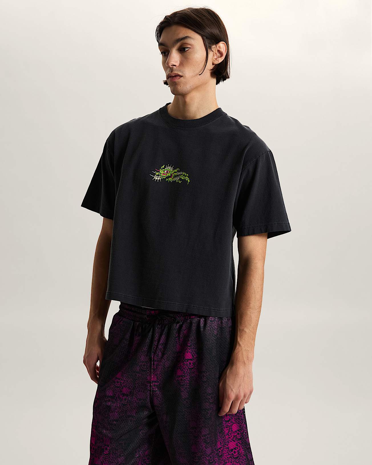 LX WRECKPACK CLAW PEACE SHORT SS TEE BLACK