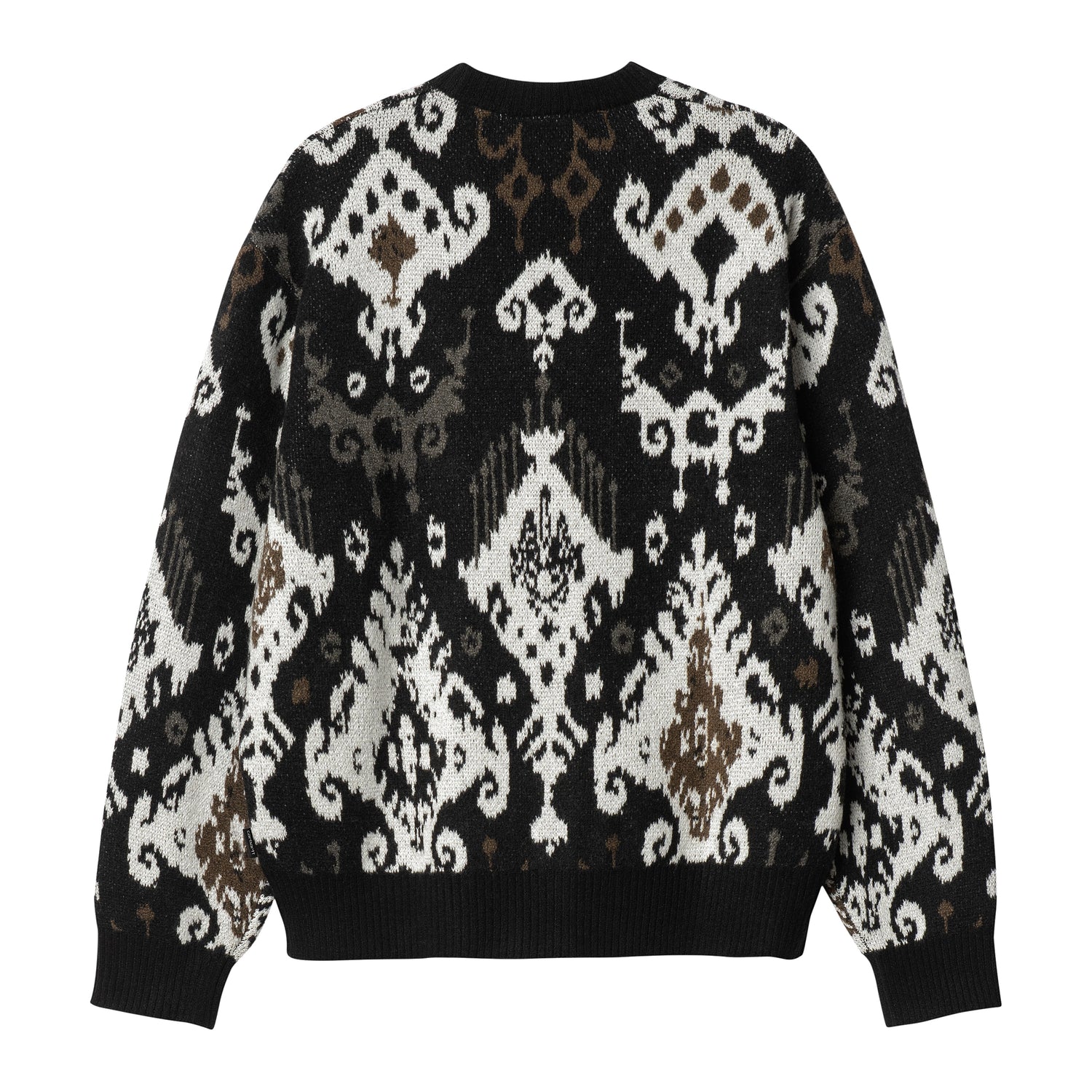BARU CARDIGAN BARU JACQUARD, BLACK