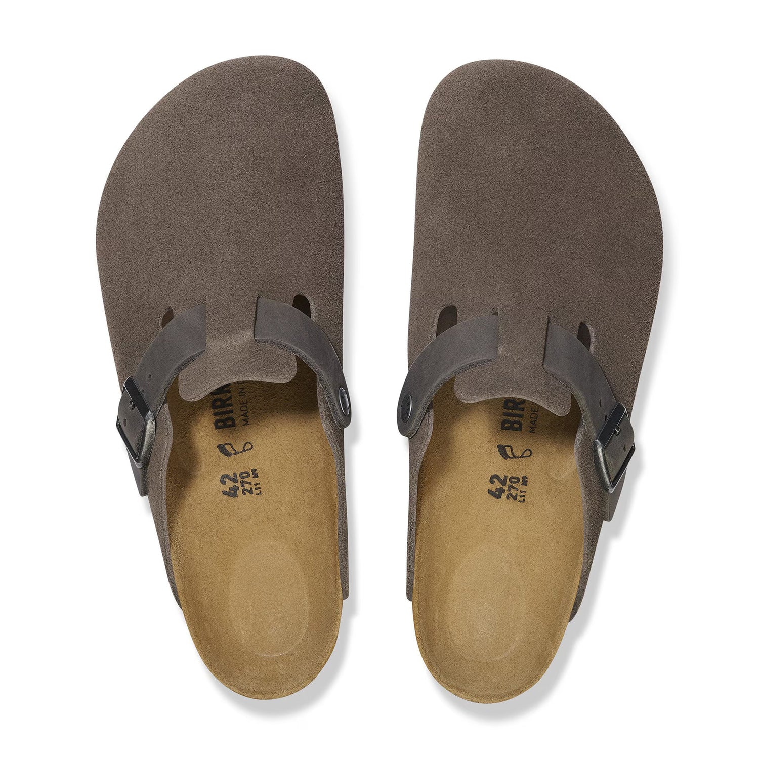 BOSTON CONCRETE GRAY, SUEDE LEATHER / OILED