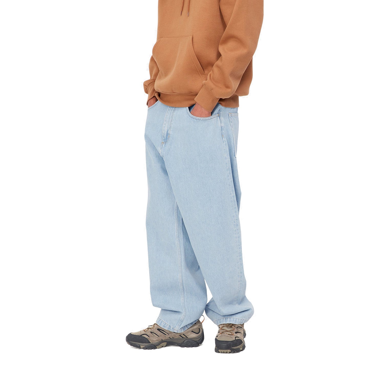 BRANDON PANT BLUE HEAVY STONE BLEACHED
