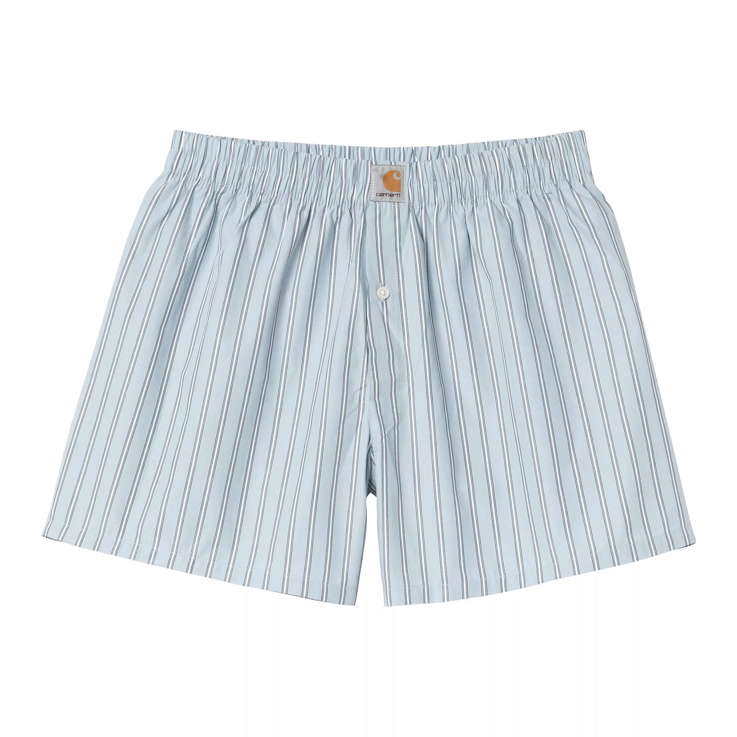 COTTON BOXER GRIMSBY STRIPE BLUE FOG