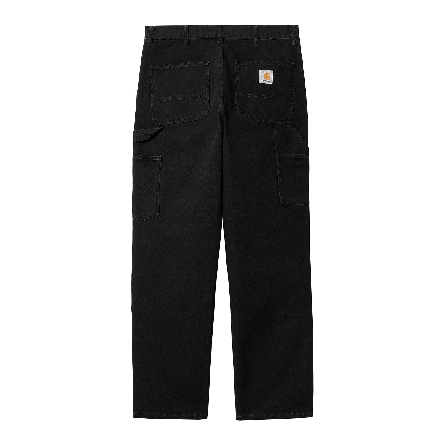 DOUBLE KNEE PANT BLACK AGED CANVAS