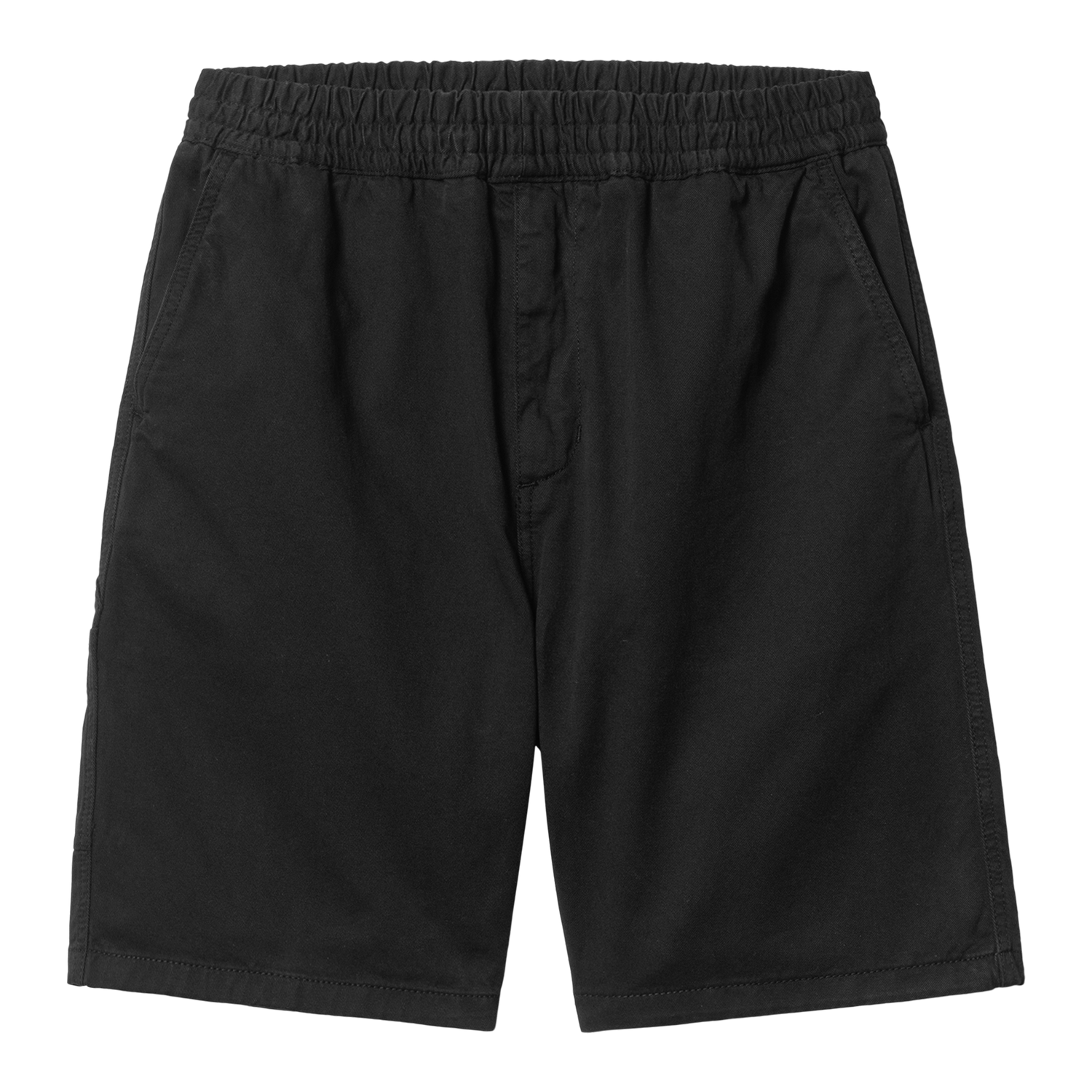 FLINT SHORT BLACK GARMENT DYED