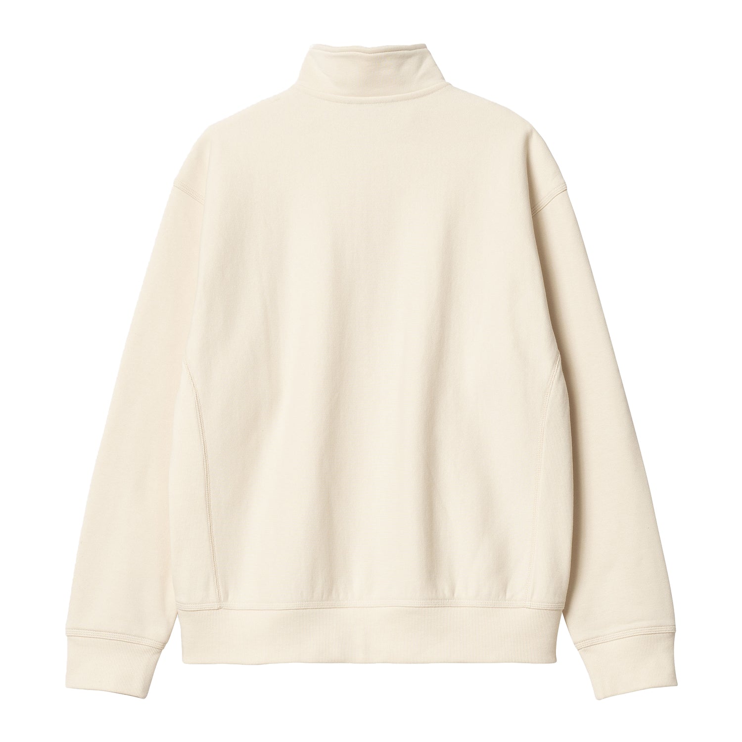 HALF ZIP AMERICAN SCRIPT SWEAT NATURAL