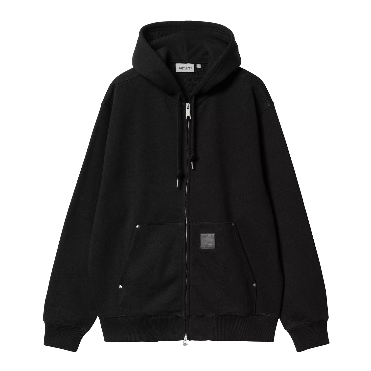 HOODED ELDON SWEAT JACKET BLACK