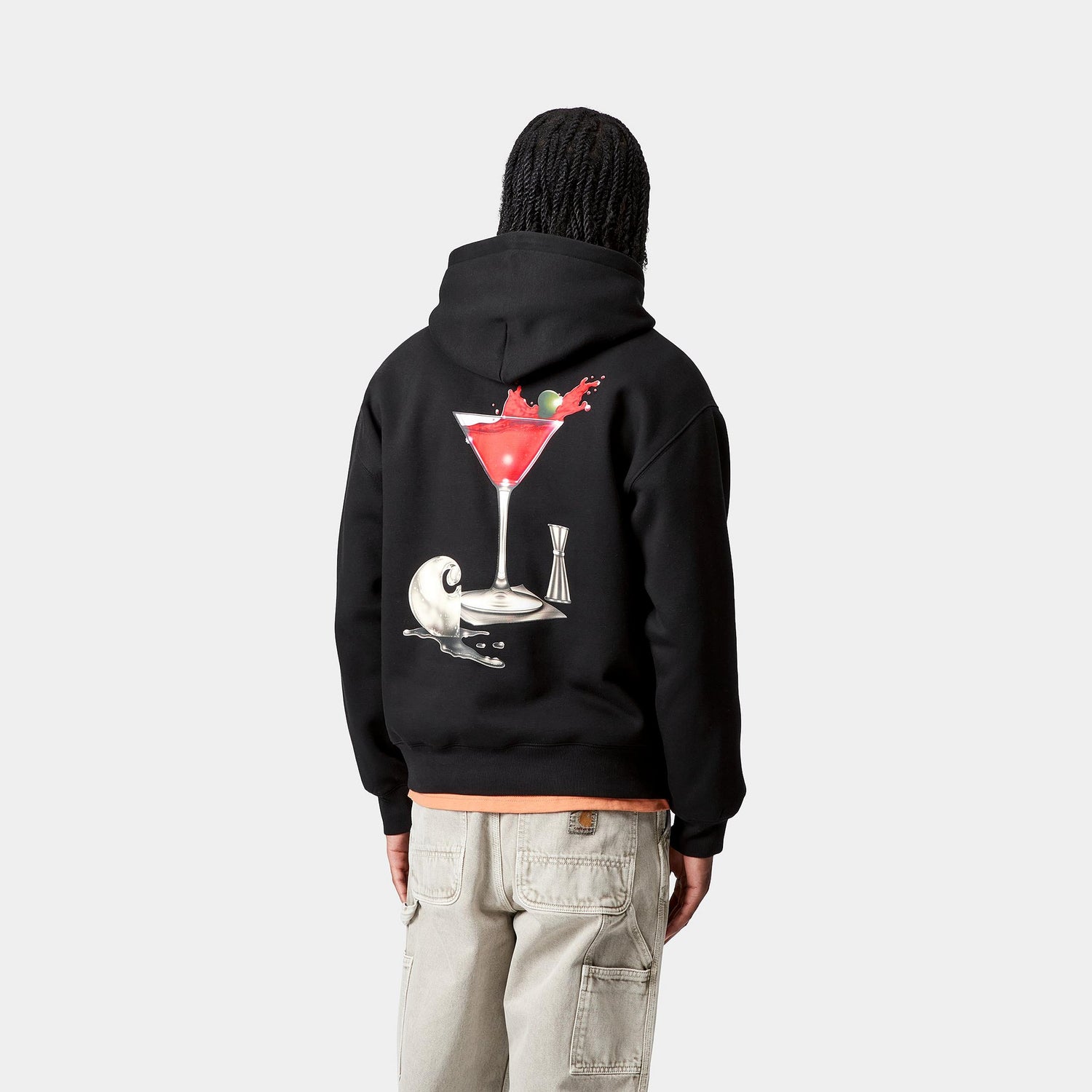 HOODED JAKE GARCIA SWEATSHIRT BLACK