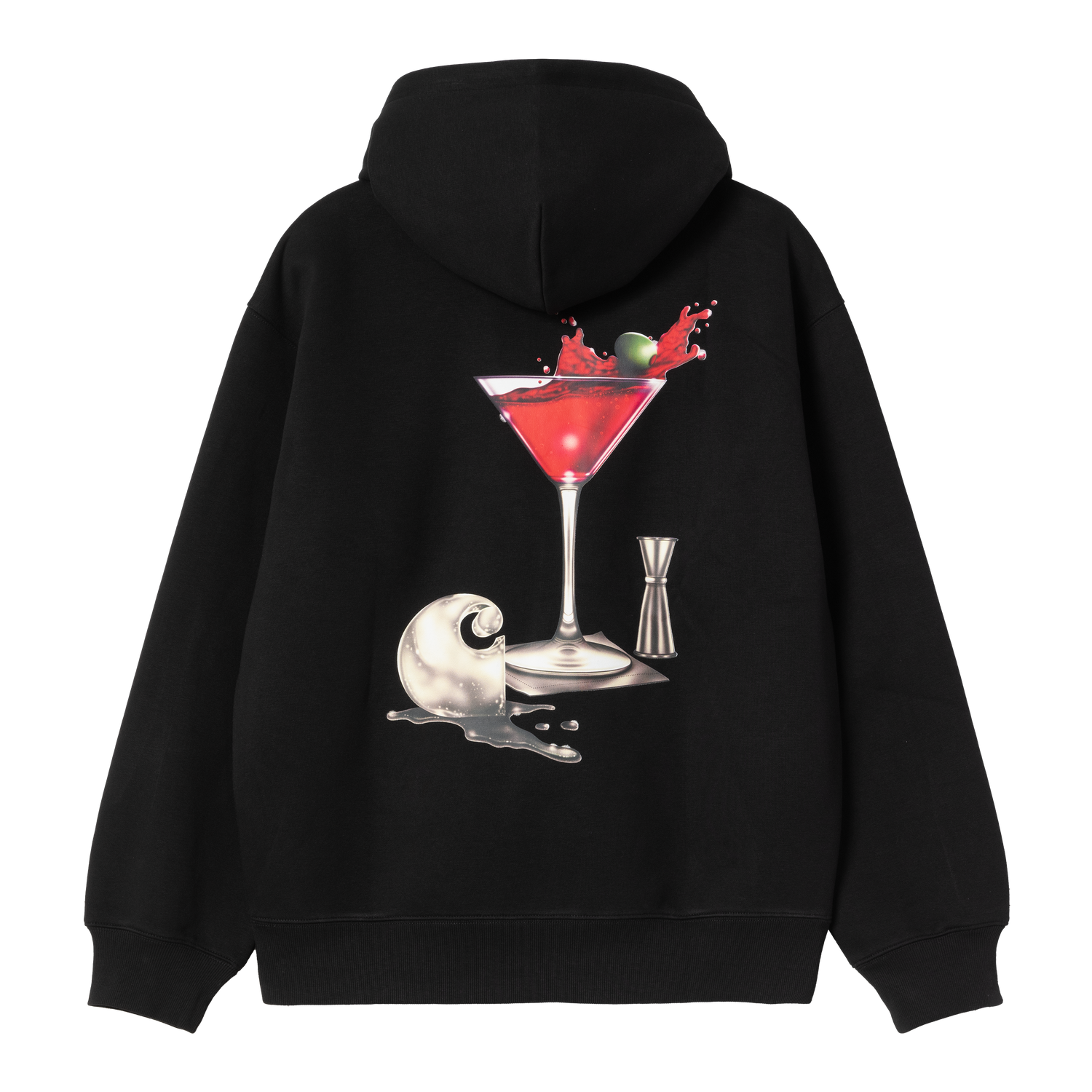 HOODED JAKE GARCIA SWEATSHIRT BLACK