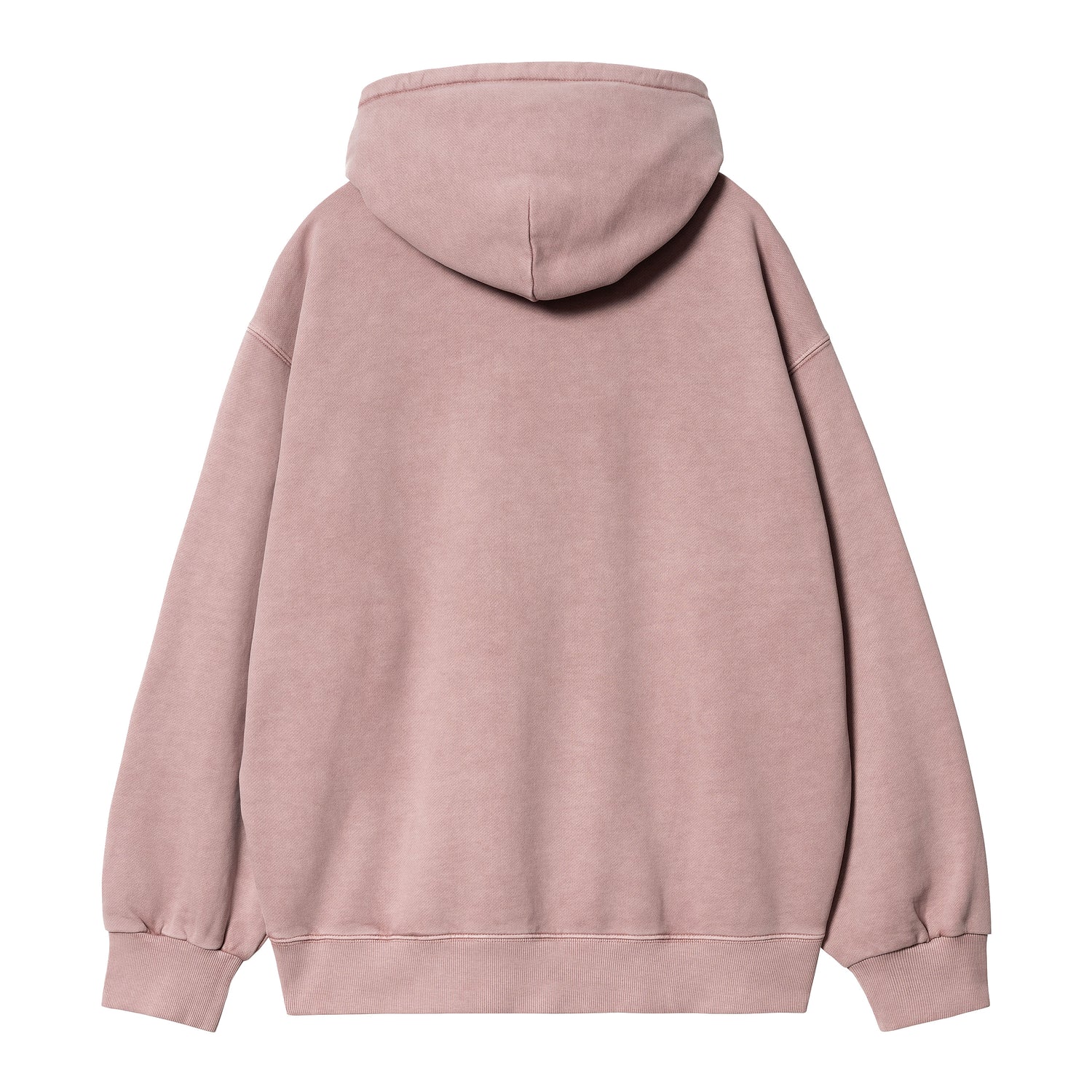 HOODED VISTA SWEAT GLASSY PINK GARMENT DYED
