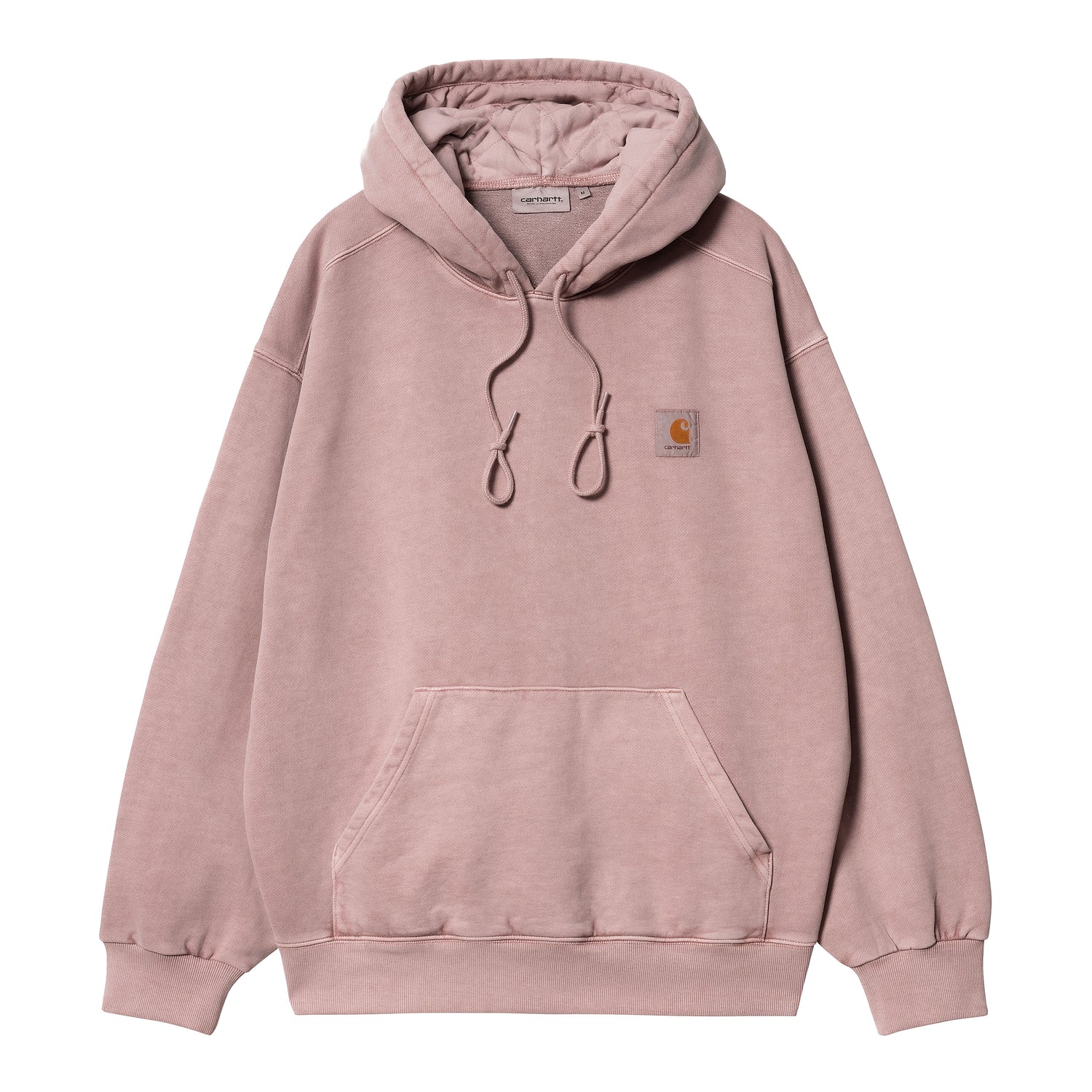HOODED VISTA SWEAT GLASSY PINK GARMENT DYED