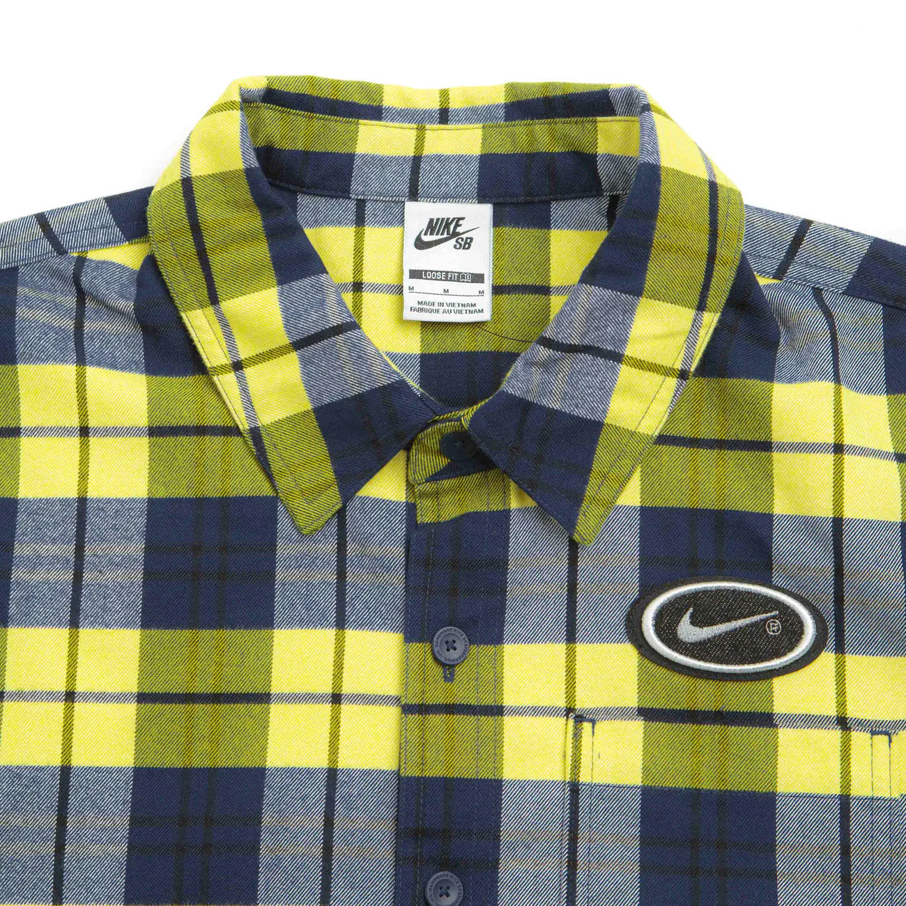 SB KOSTON SHIRT MIDNIGHT NAVY / SPEED YELLOW