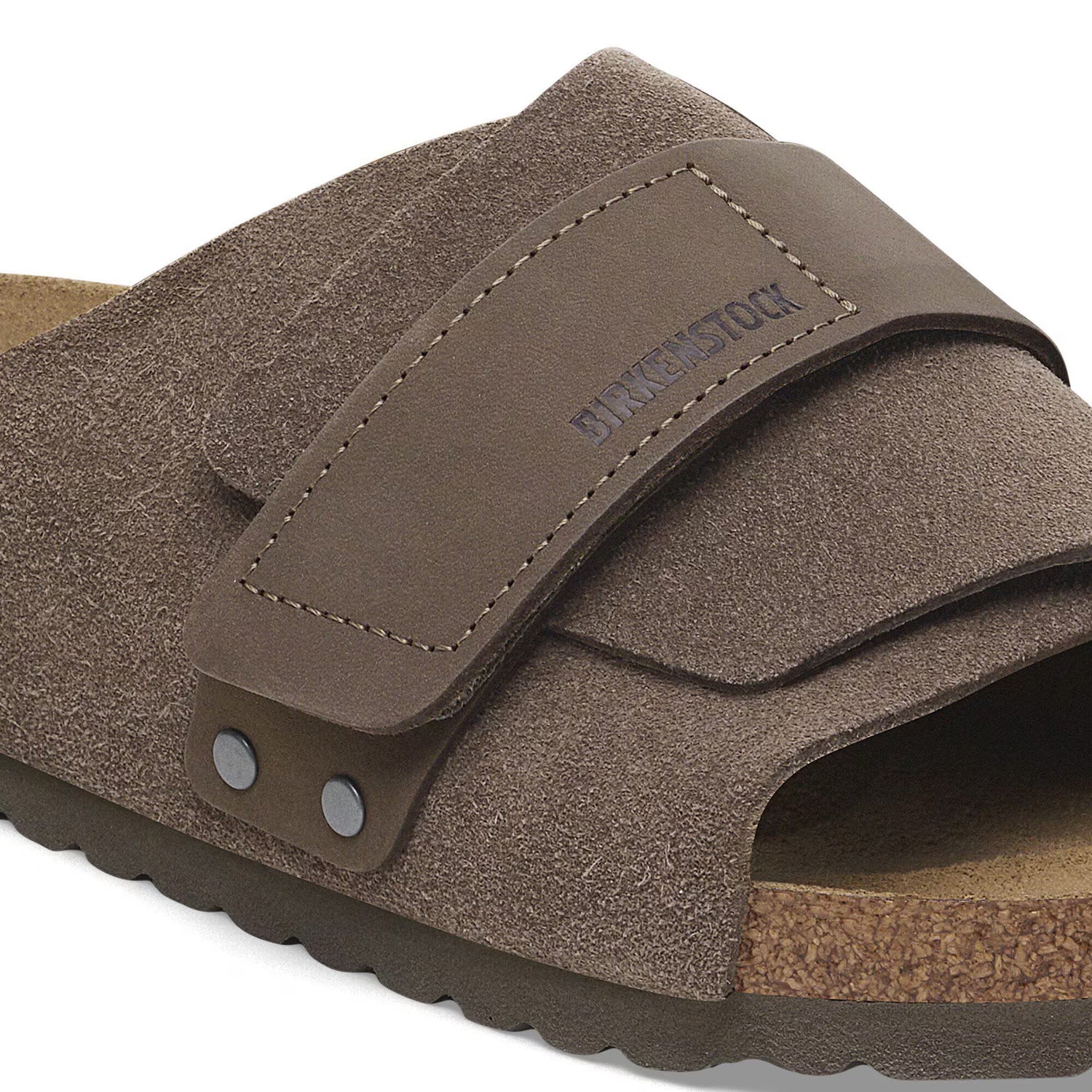 KYOTO CONCRETE GRAY SUEDE LEATHER / NUBUCK