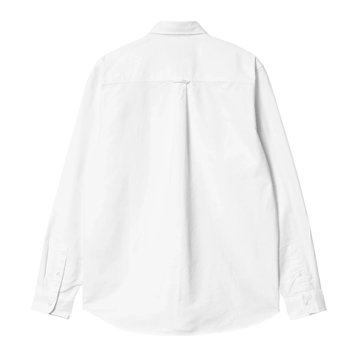 L/S C-LOGO SHIRT WHITE / DARK NAVY