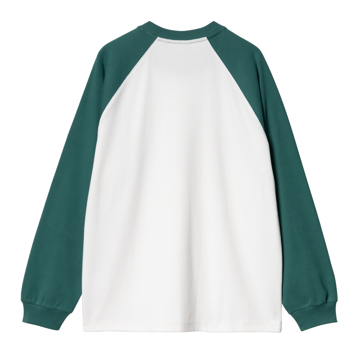 L/S FLAMING DUCKS BASEBALL WHITE / RAINFOREST