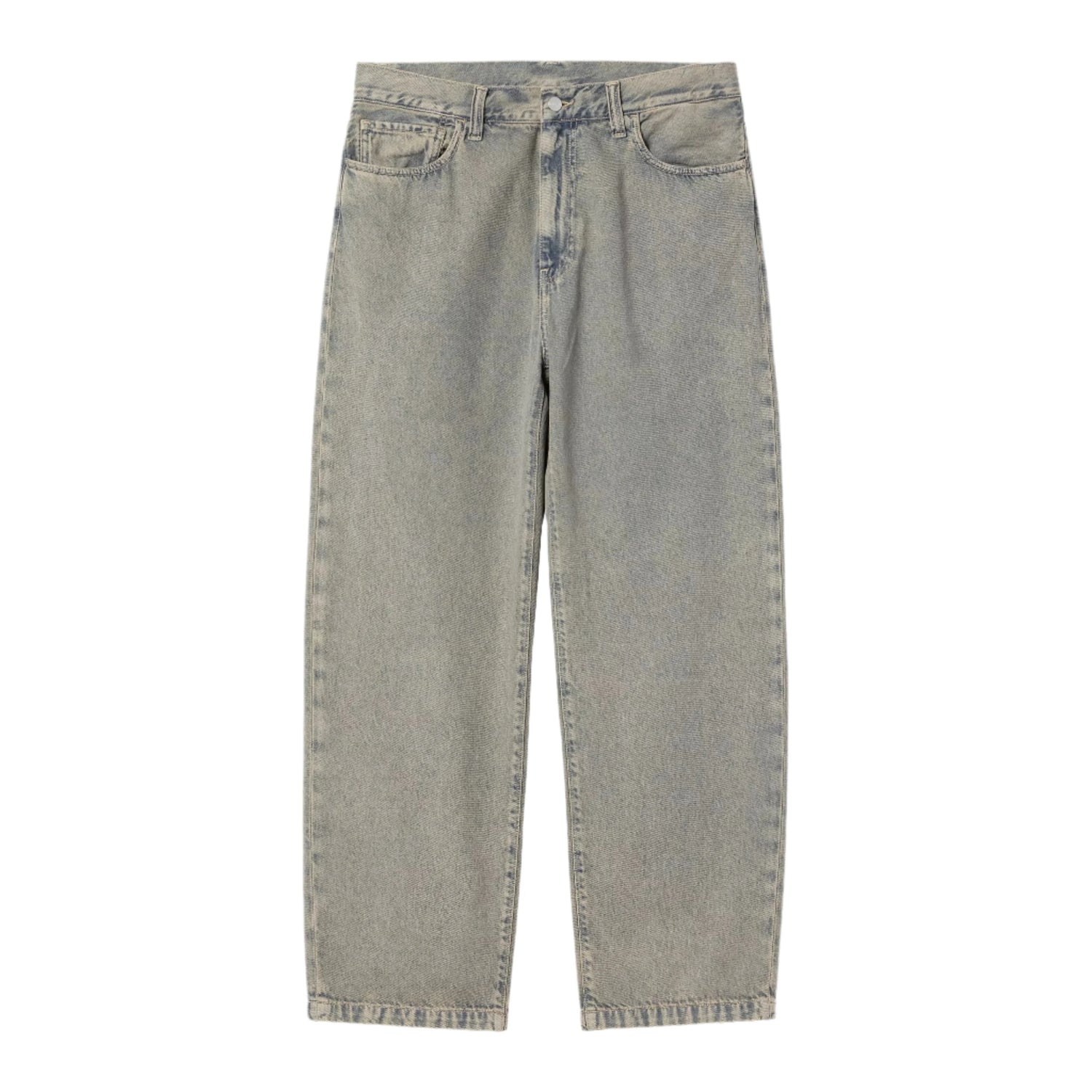 LANDON PANT BLUE / LEATHER GARMENT DYED