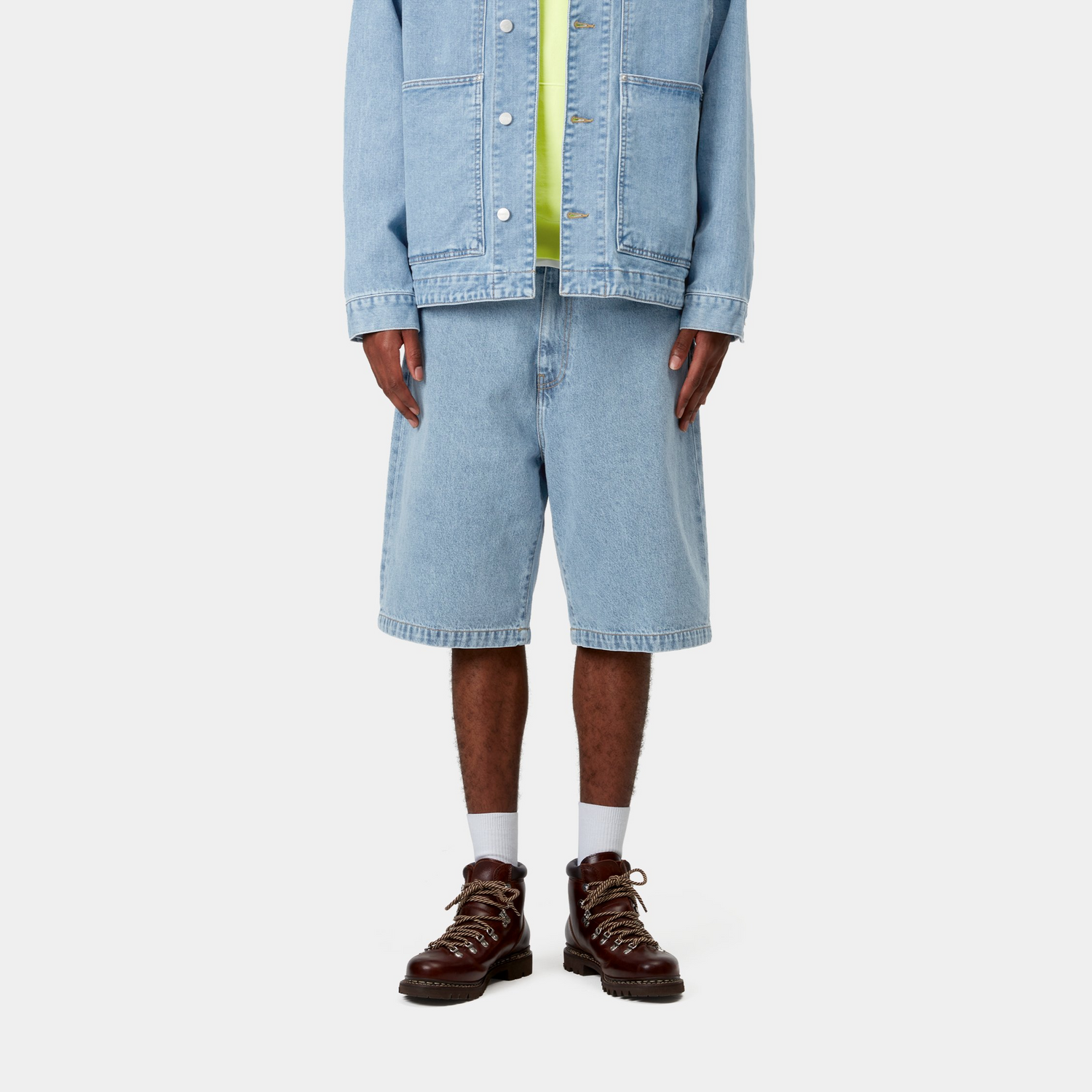 LANDON SHORT BLUE BLEACHED