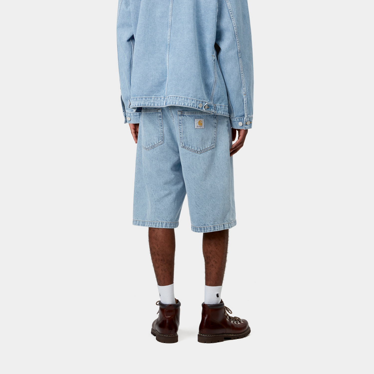 LANDON SHORT BLUE BLEACHED