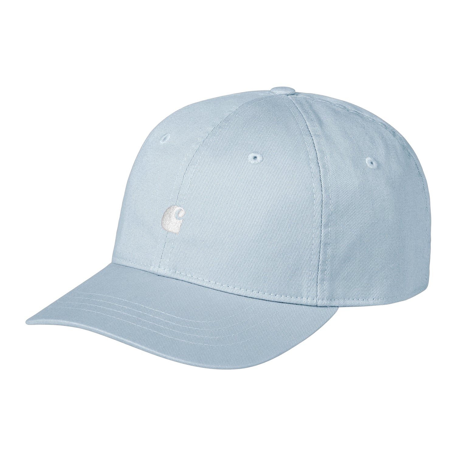 MADISON LOGO CAP FROSTED BLUE / WHITE