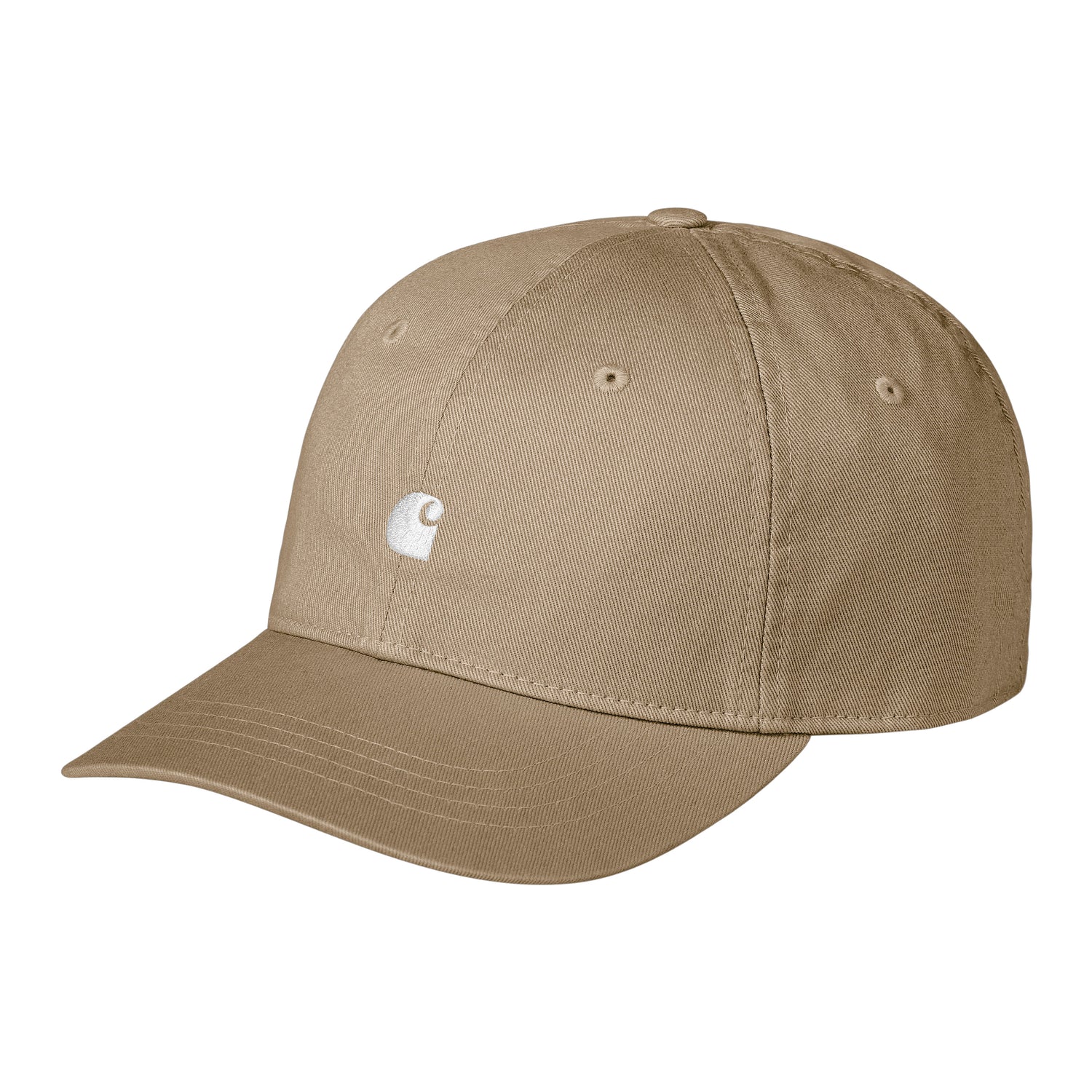 MADISON LOGO CAP SABLE / WHITE