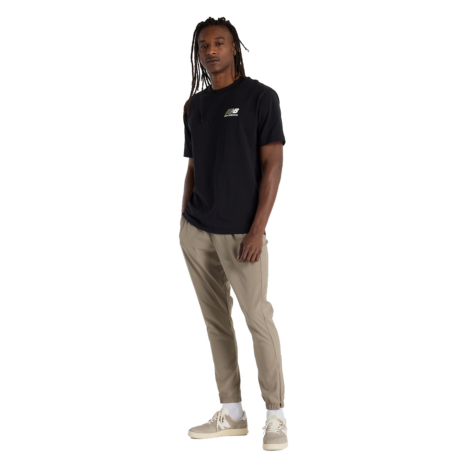 ATHLETICS LOGO TEE BLACK
