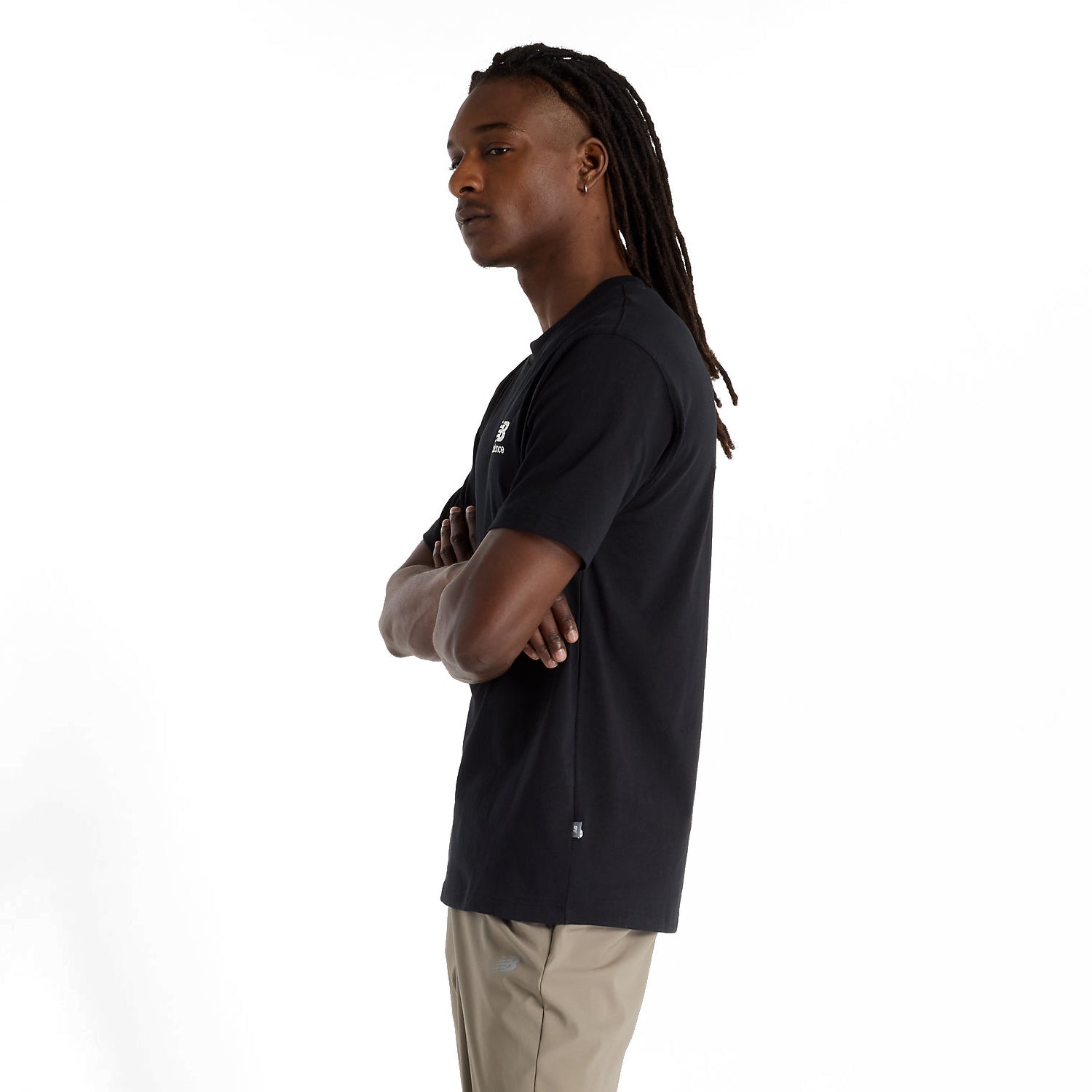 ATHLETICS LOGO TEE BLACK