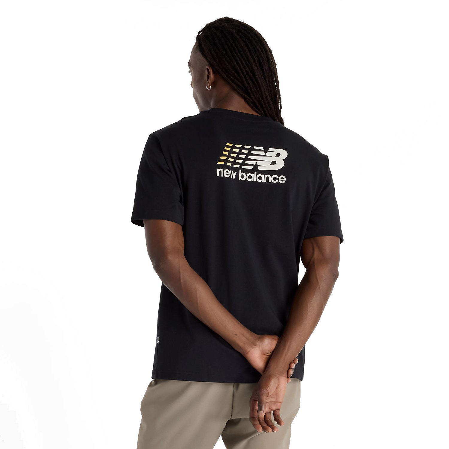 ATHLETICS LOGO TEE BLACK