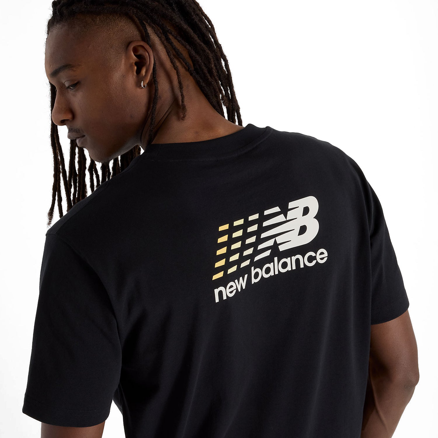 ATHLETICS LOGO TEE BLACK