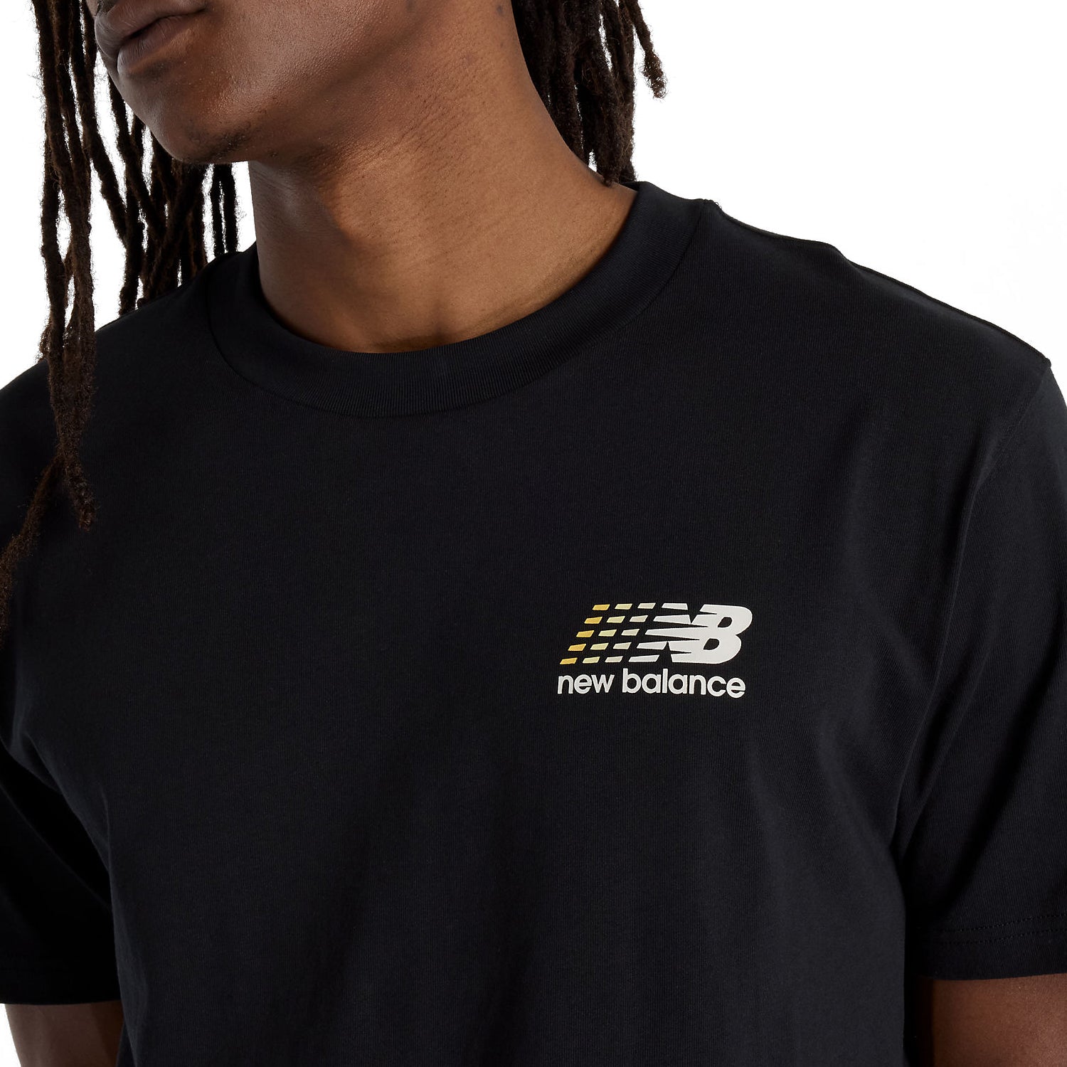 ATHLETICS LOGO TEE BLACK
