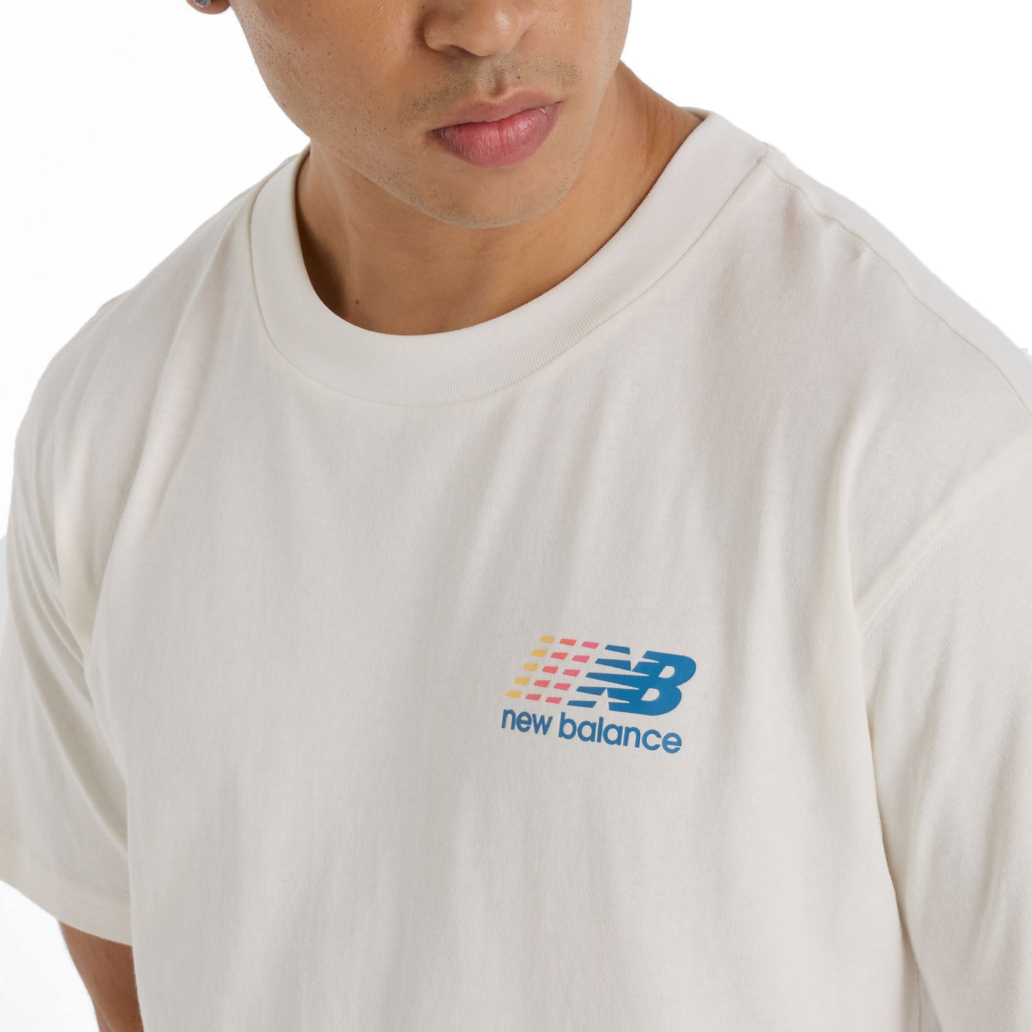 ATHLETICS LOGO TEE SEA SALT