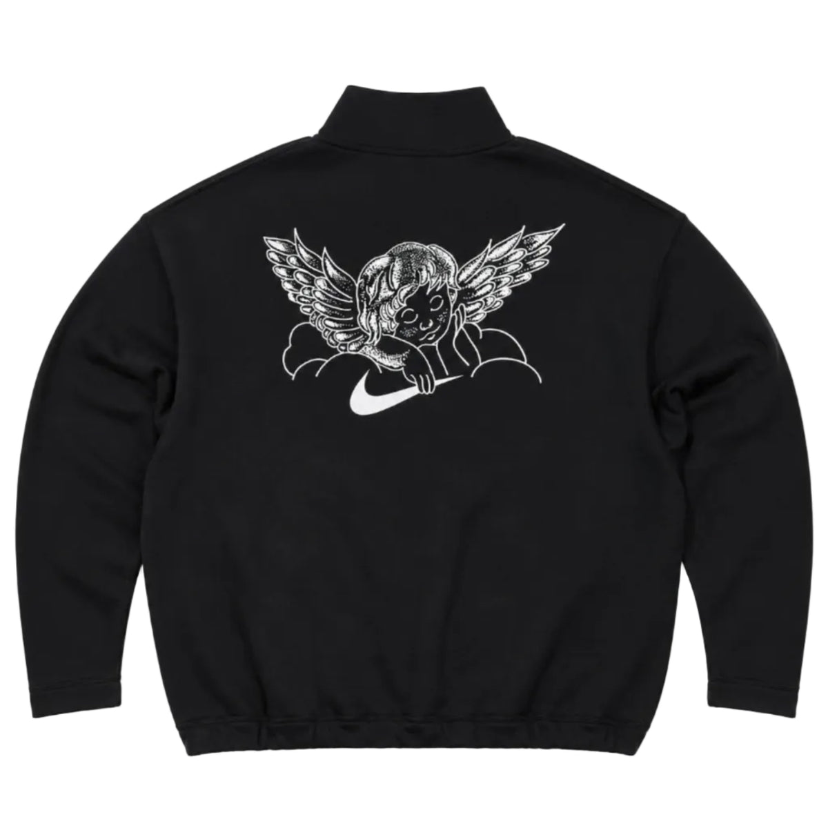 SB SKATE HALF-ZIP CREW BLACK