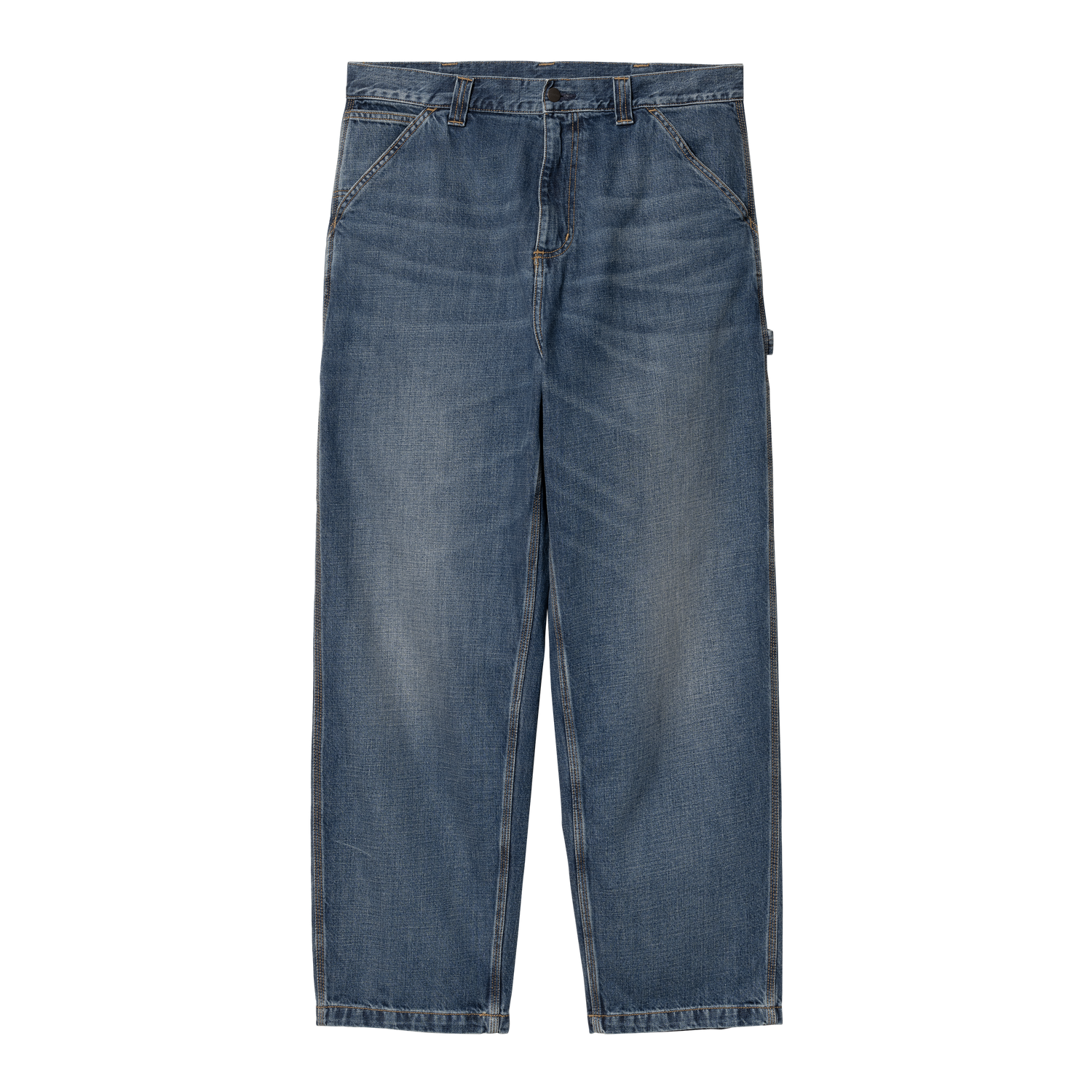 OG SINGLE KNEE PANT BLUE DARK USED WASH