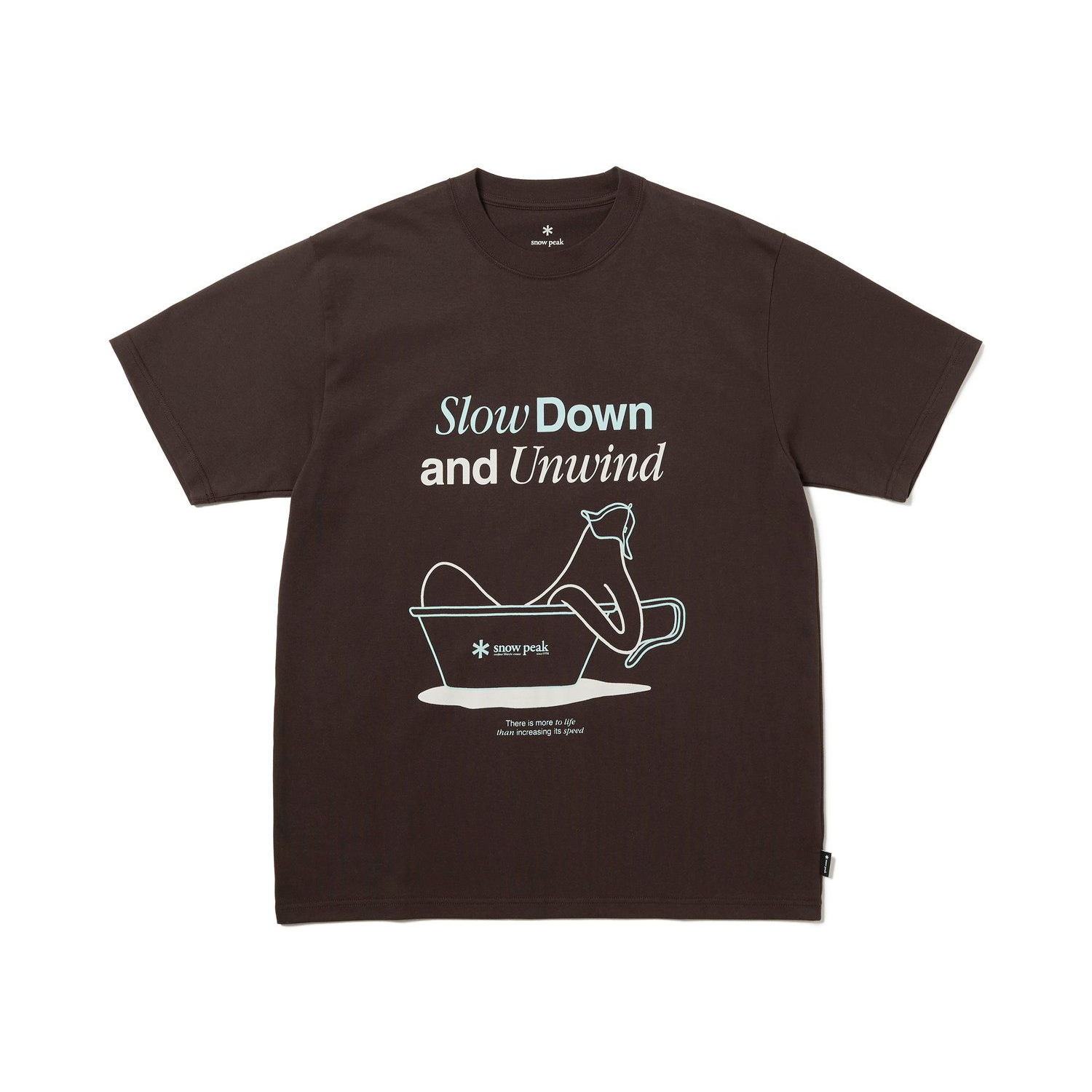 RELAXATION T-SHIRT DARK BROWN