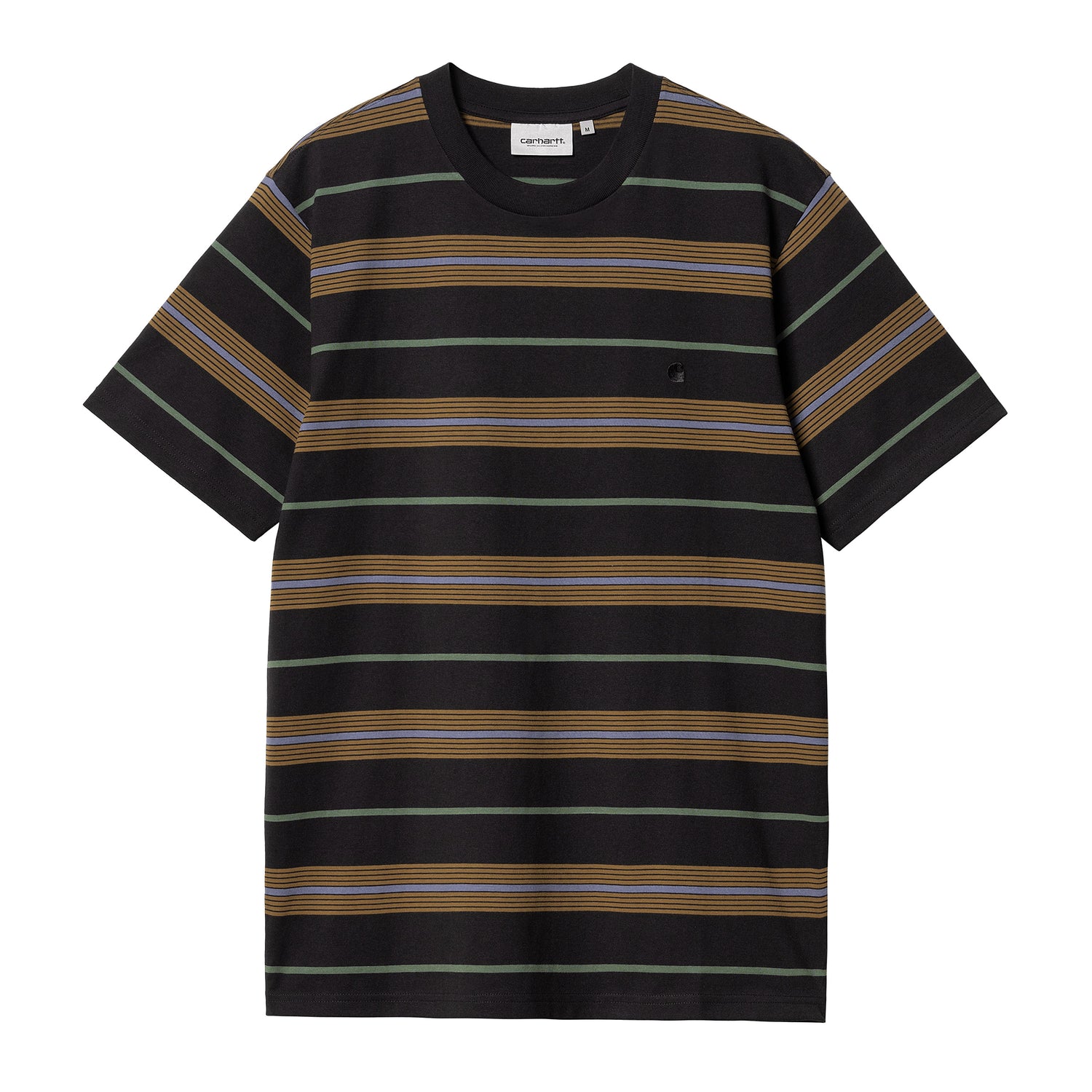 S/S HAYNES T-SHIRT HAYNES STRIPE, BLACK