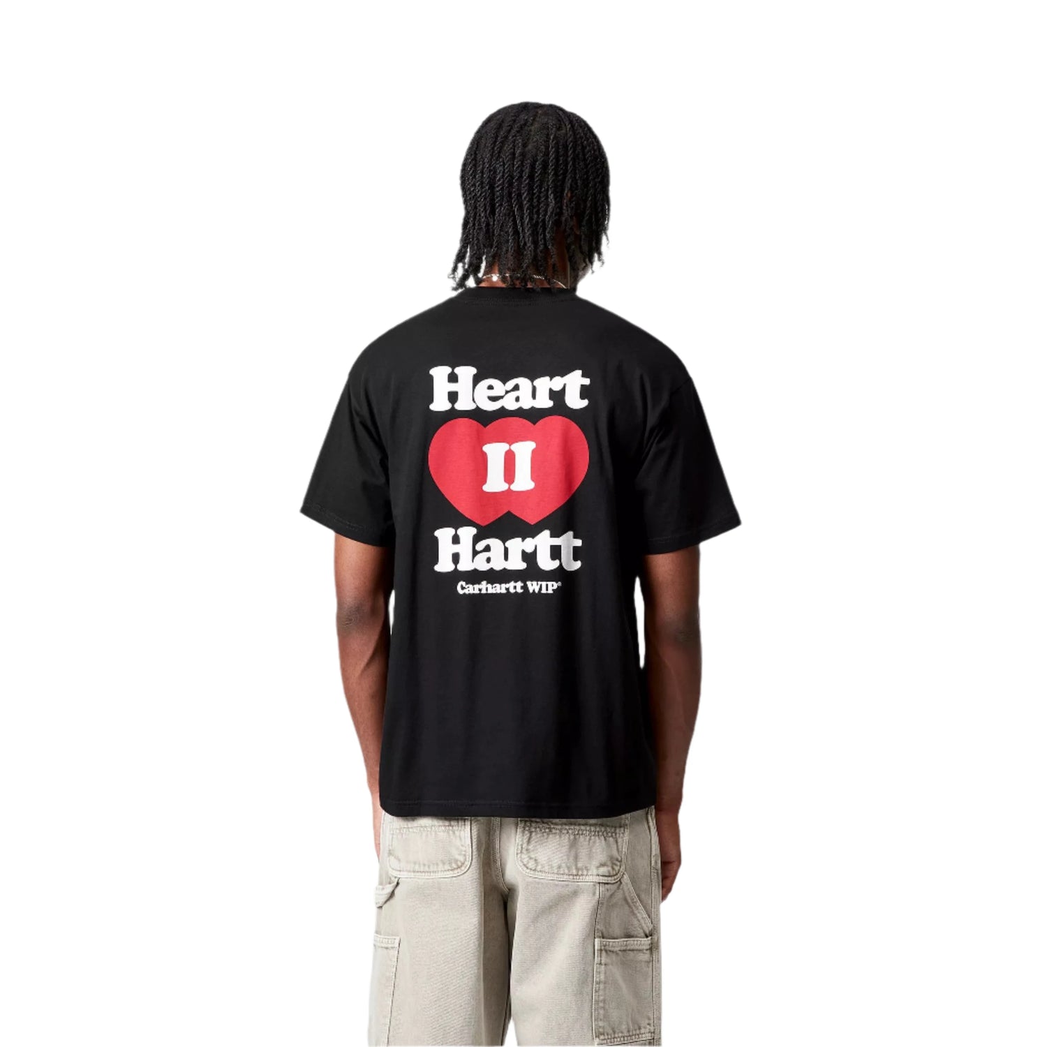 S/S HEART II HARTT T-SHIRT BLACK